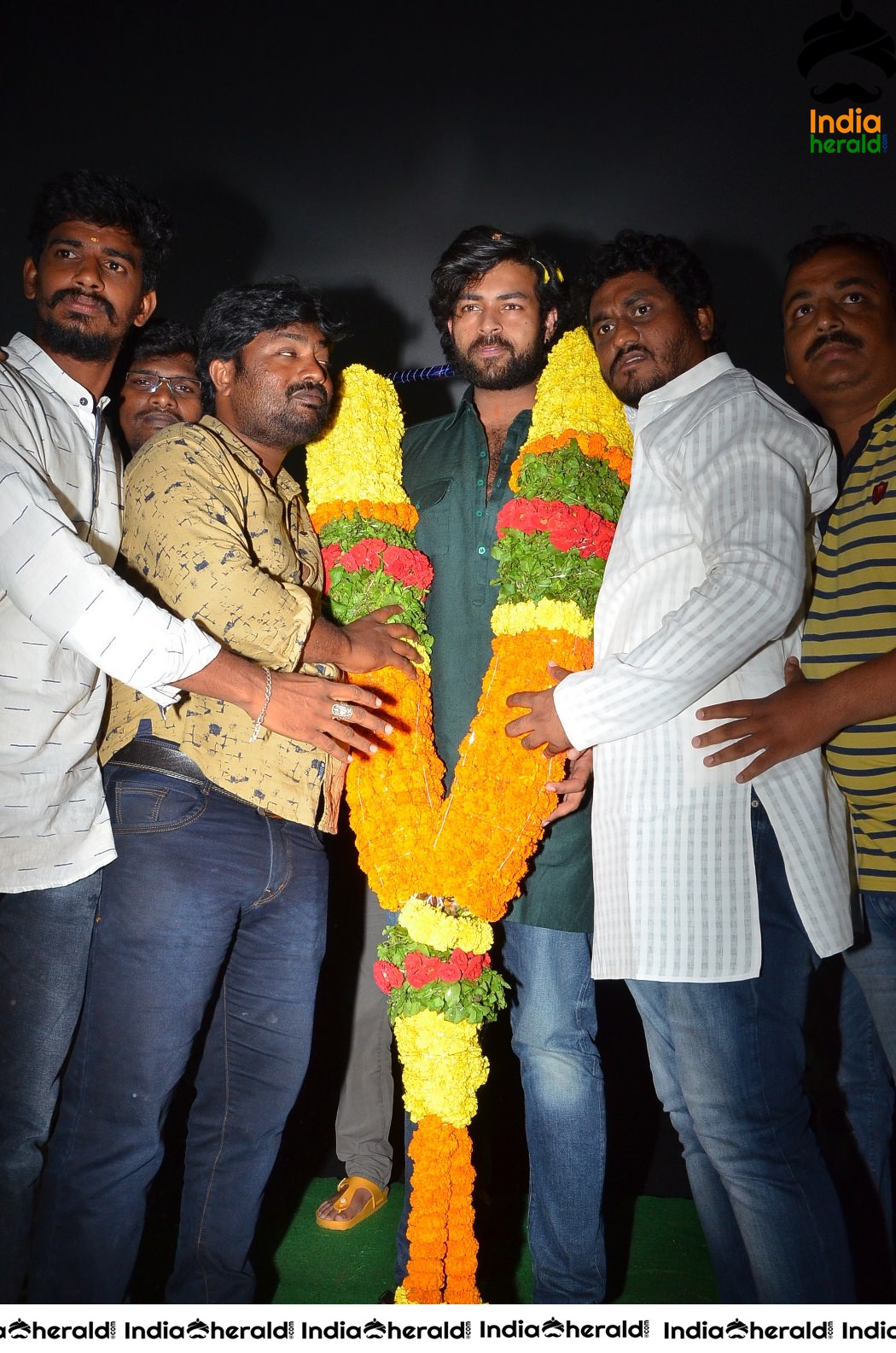 Gaddala Konda Ganesh Team at Rajahmundry Swamy Theatre Set 2
