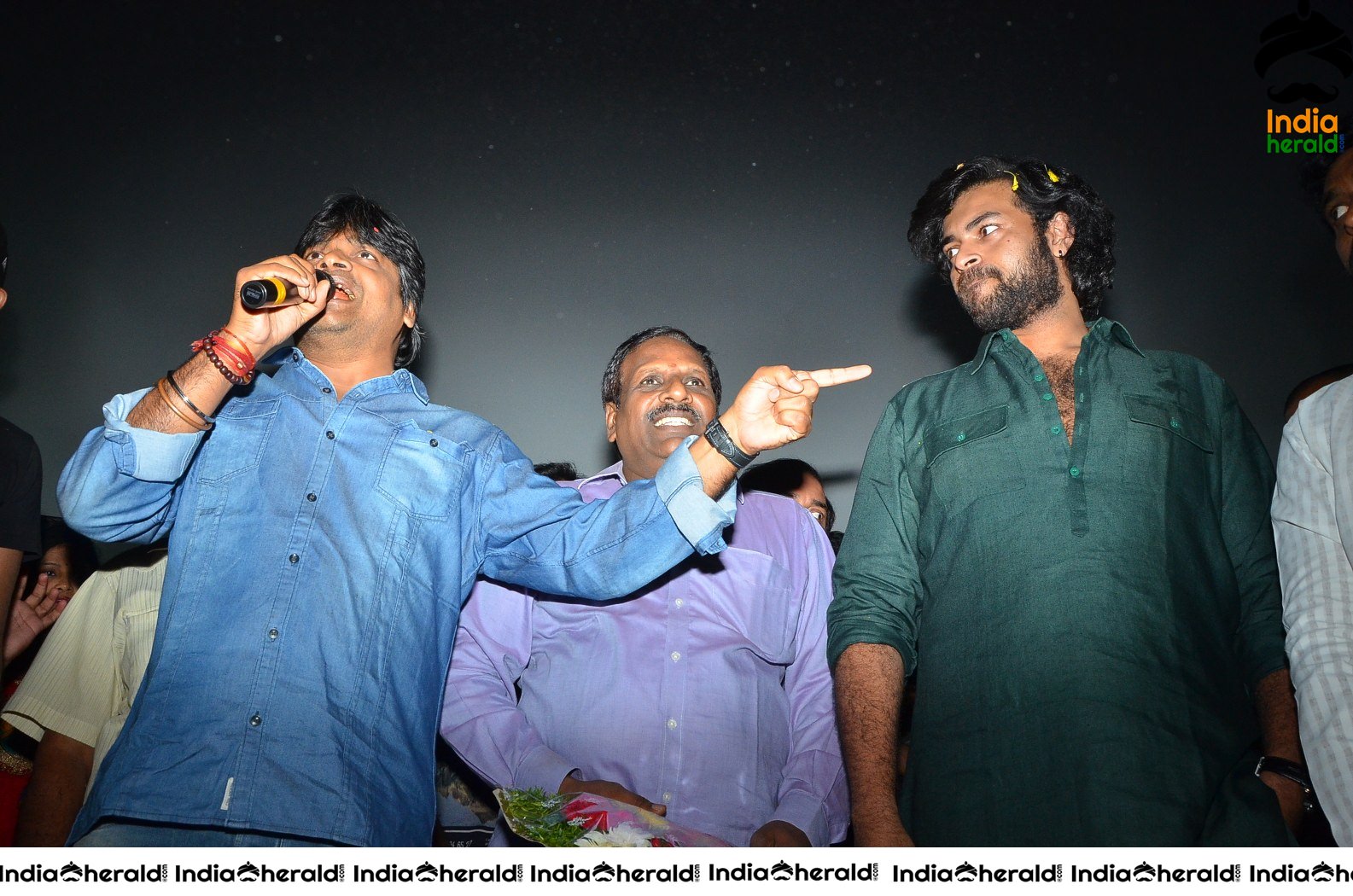 Gaddala Konda Ganesh Team at Rajahmundry Swamy Theatre Set 2