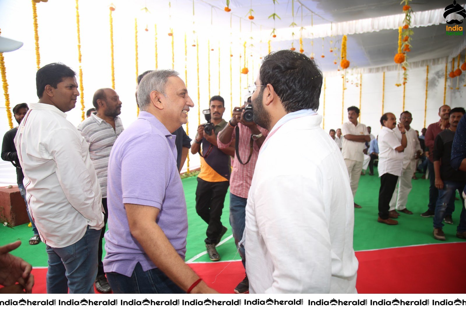 Ganesh Bellamkonda Movie opening Stills Set 1