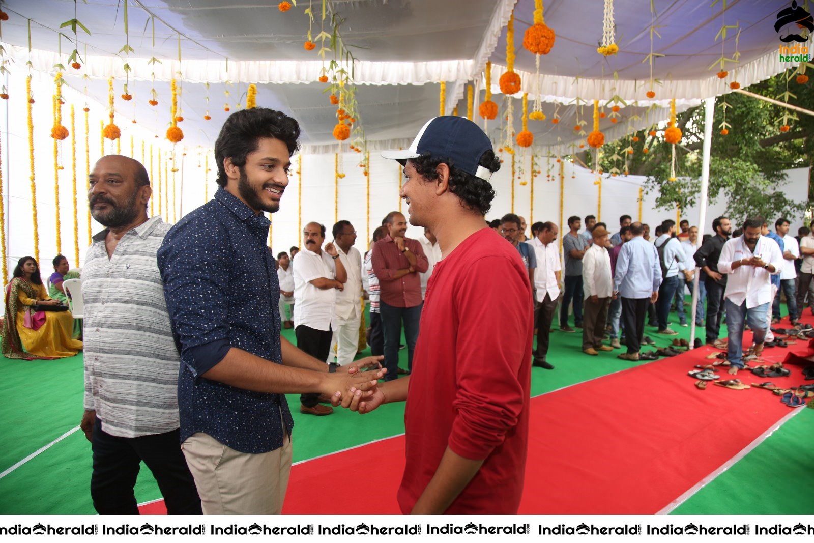 Ganesh Bellamkonda Movie opening Stills Set 1