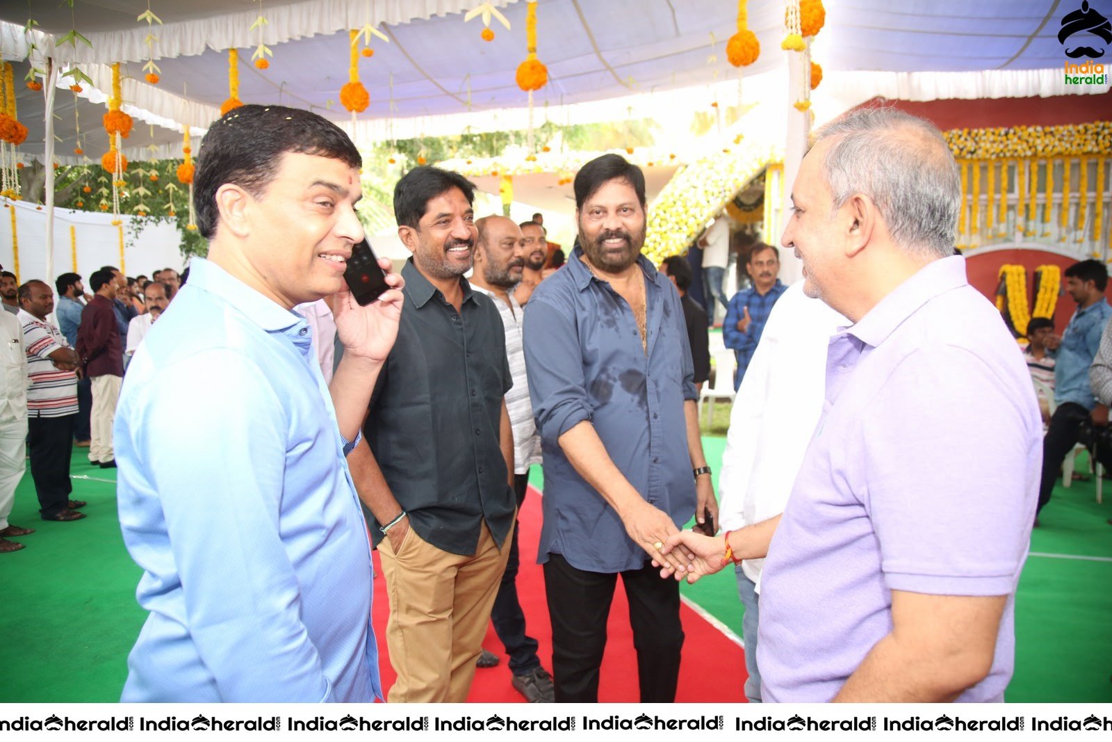 Ganesh Bellamkonda Movie opening Stills Set 1