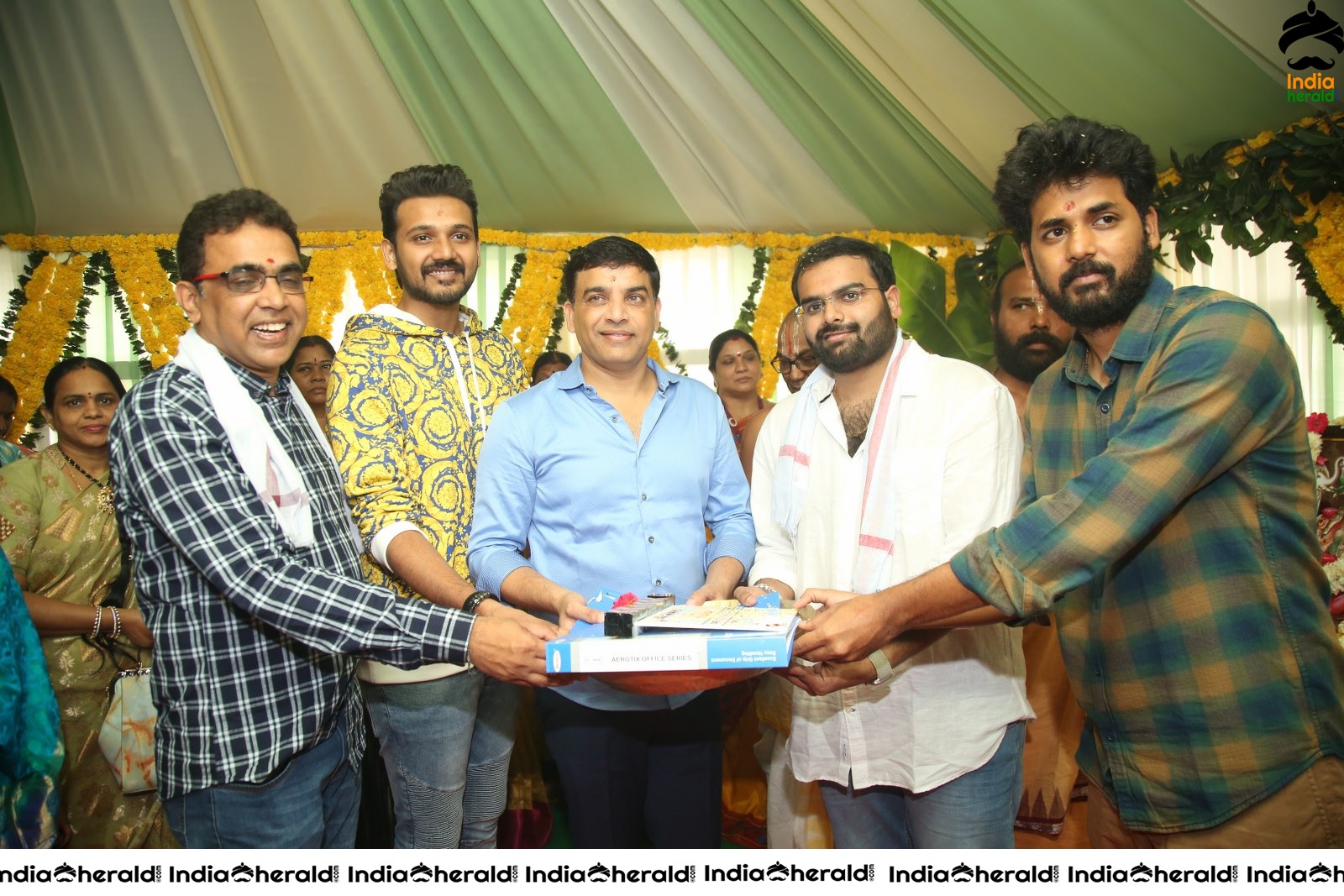 Ganesh Bellamkonda Movie opening Stills Set 1