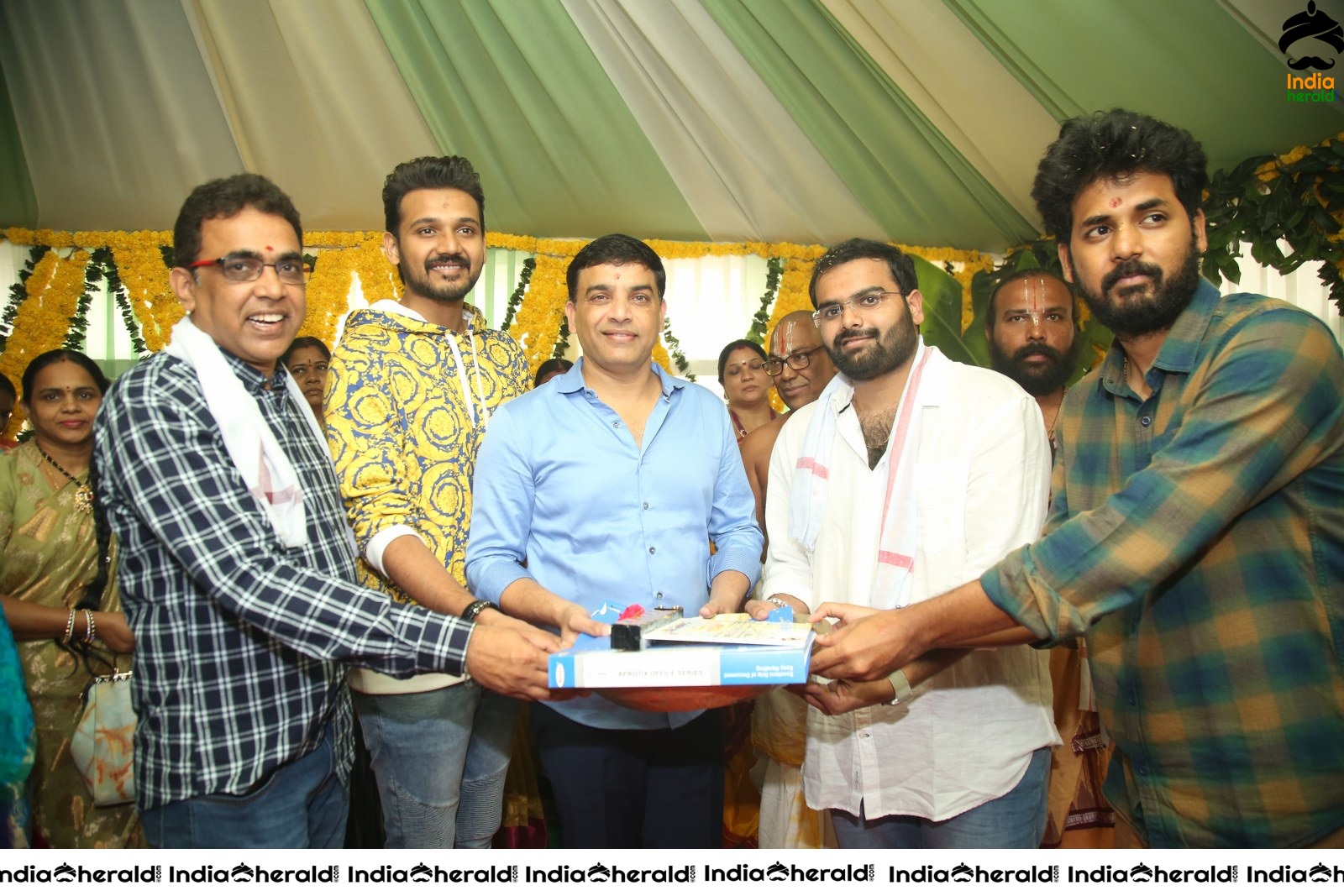 Ganesh Bellamkonda Movie opening Stills Set 1