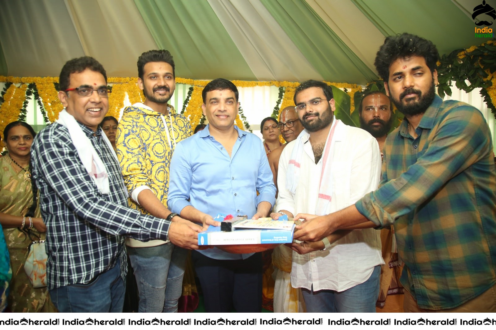 Ganesh Bellamkonda Movie opening Stills Set 1