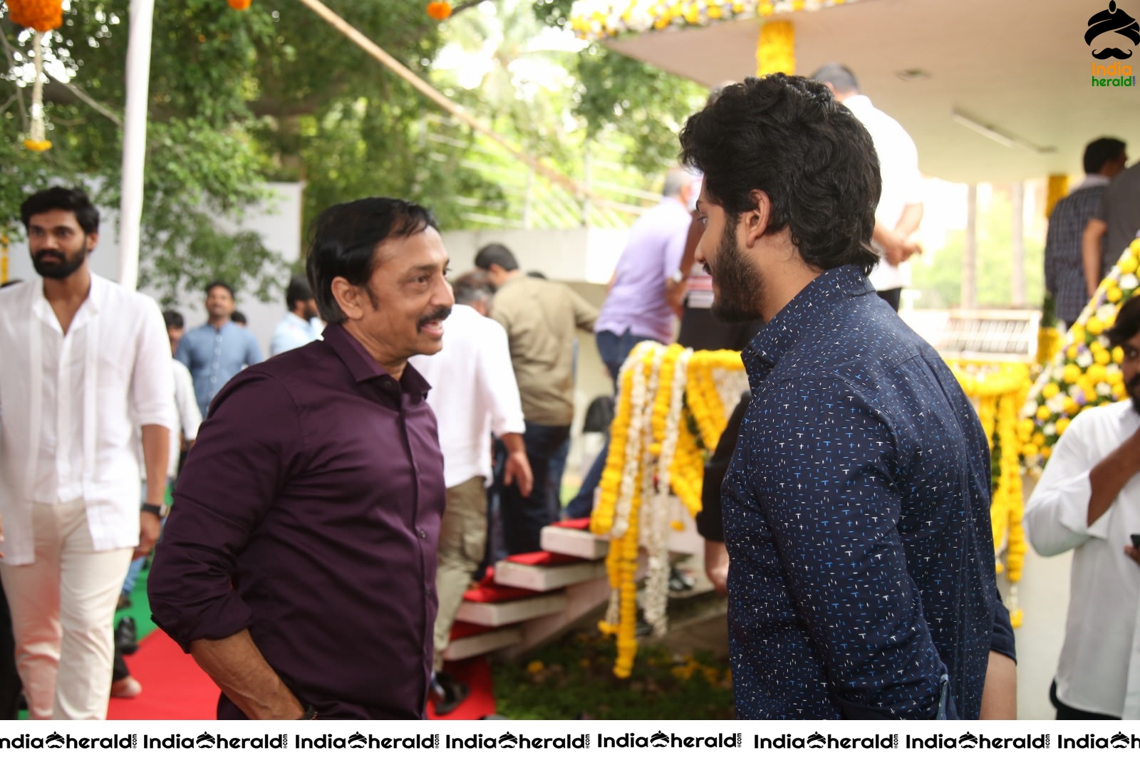 Ganesh Bellamkonda Movie opening Stills Set 2