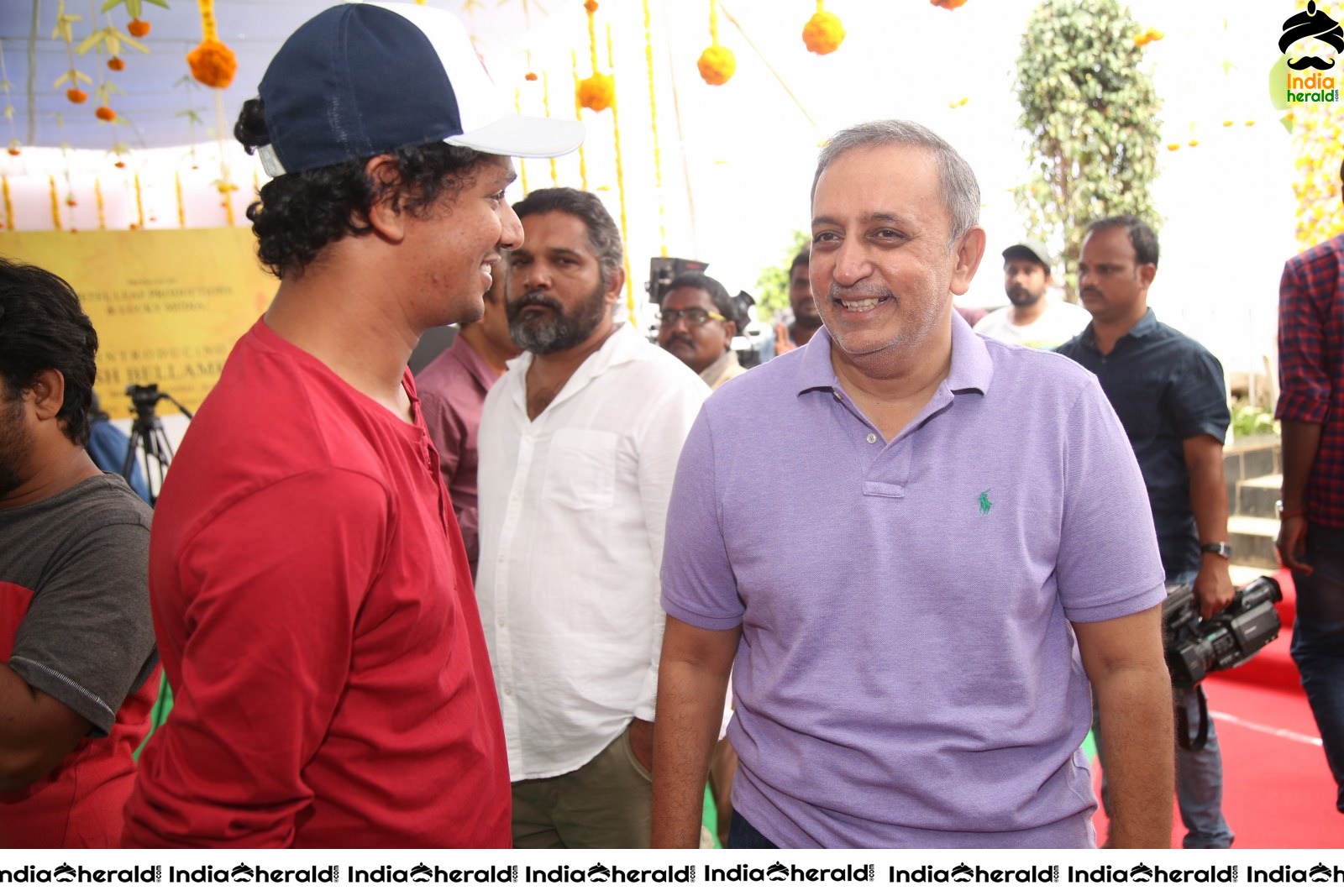 Ganesh Bellamkonda Movie opening Stills Set 2
