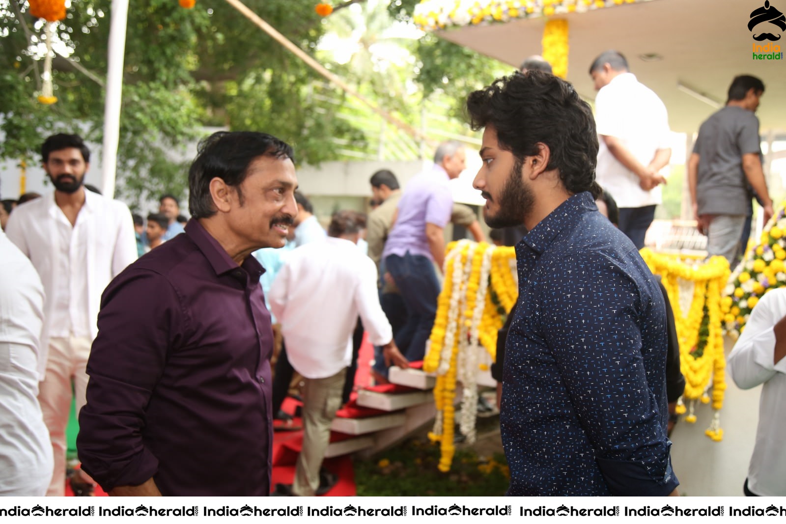Ganesh Bellamkonda Movie opening Stills Set 2