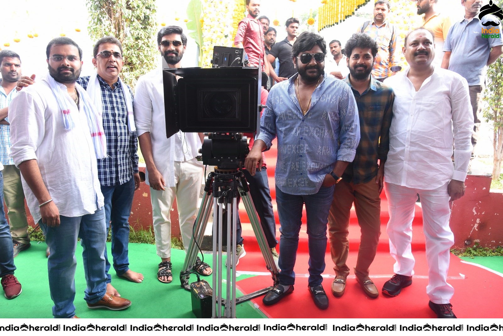 Ganesh Bellamkonda Movie opening Stills Set 4