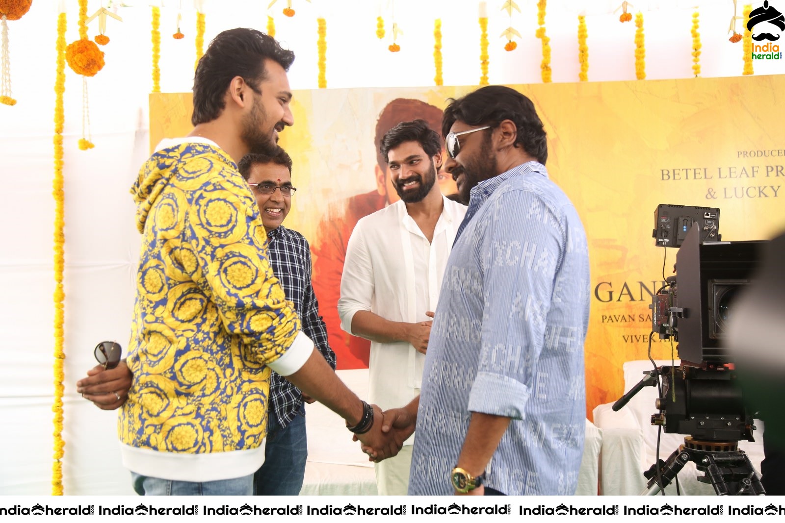 Ganesh Bellamkonda Movie opening Stills Set 4