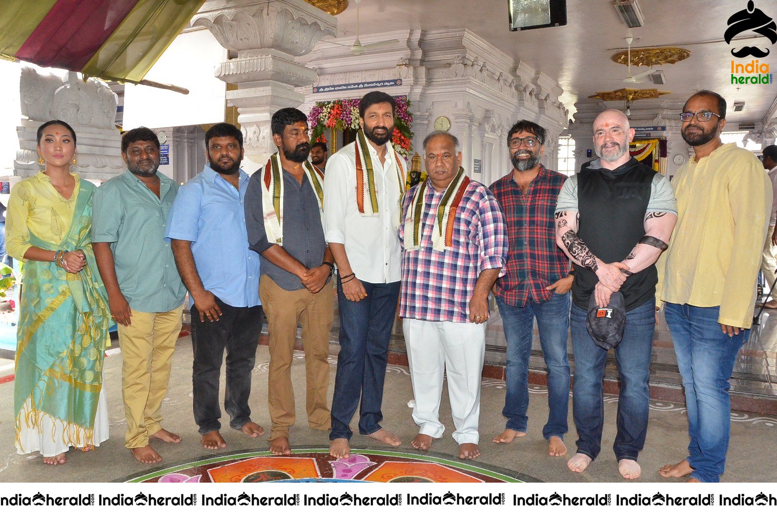 Gopichand And BVSN Prasad SVCC 26th Film Shoot Started Set 1