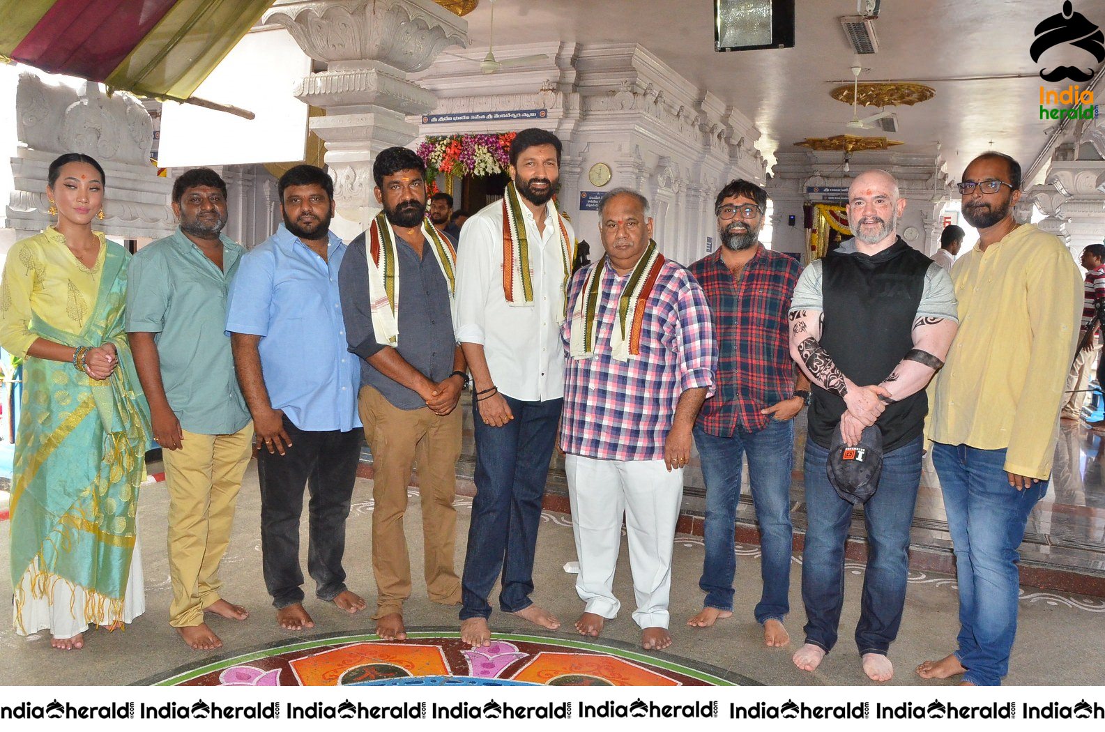 Gopichand And BVSN Prasad SVCC 26th Film Shoot Started Set 2