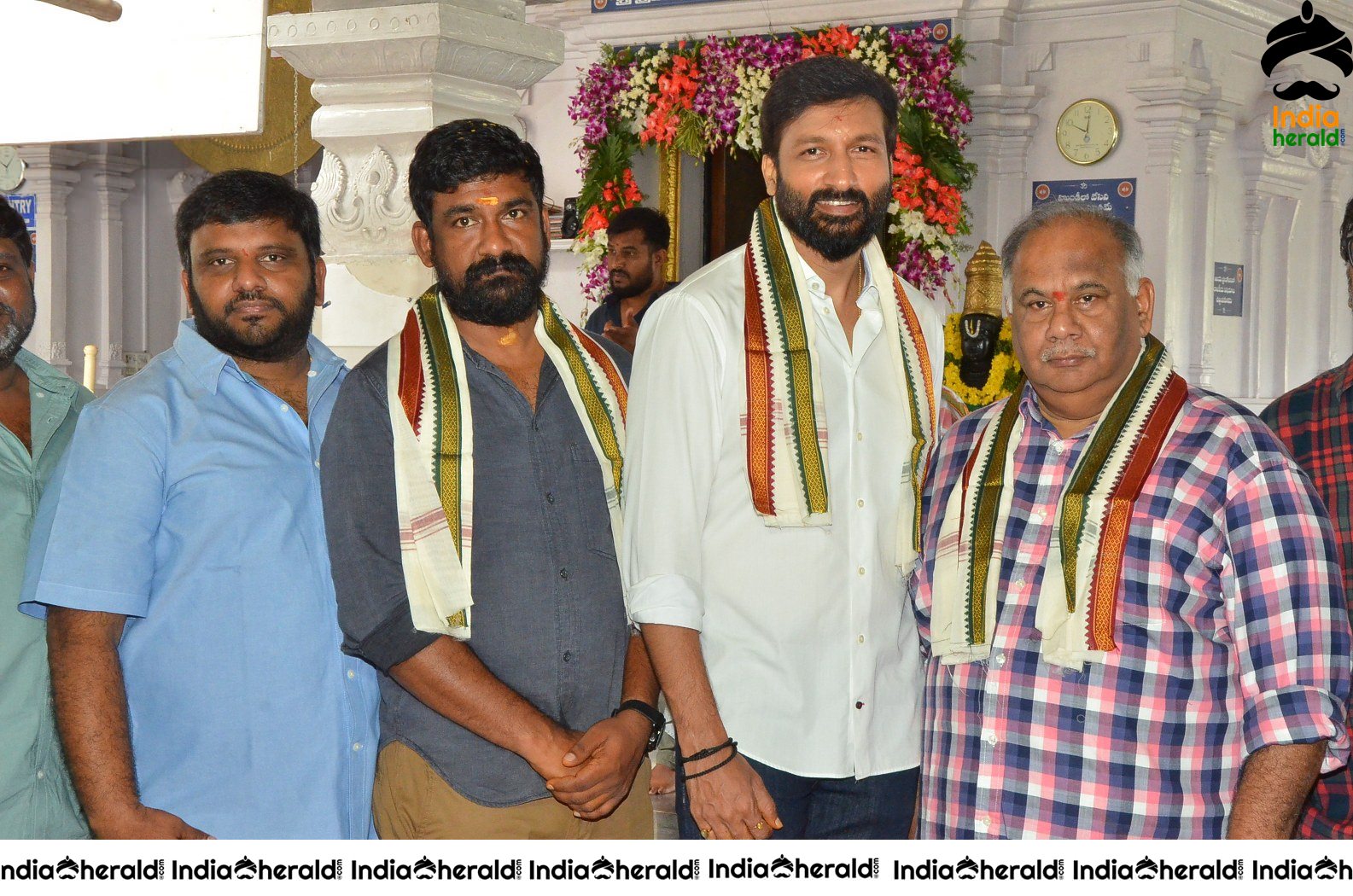 Gopichand And BVSN Prasad SVCC 26th Film Shoot Started Set 2