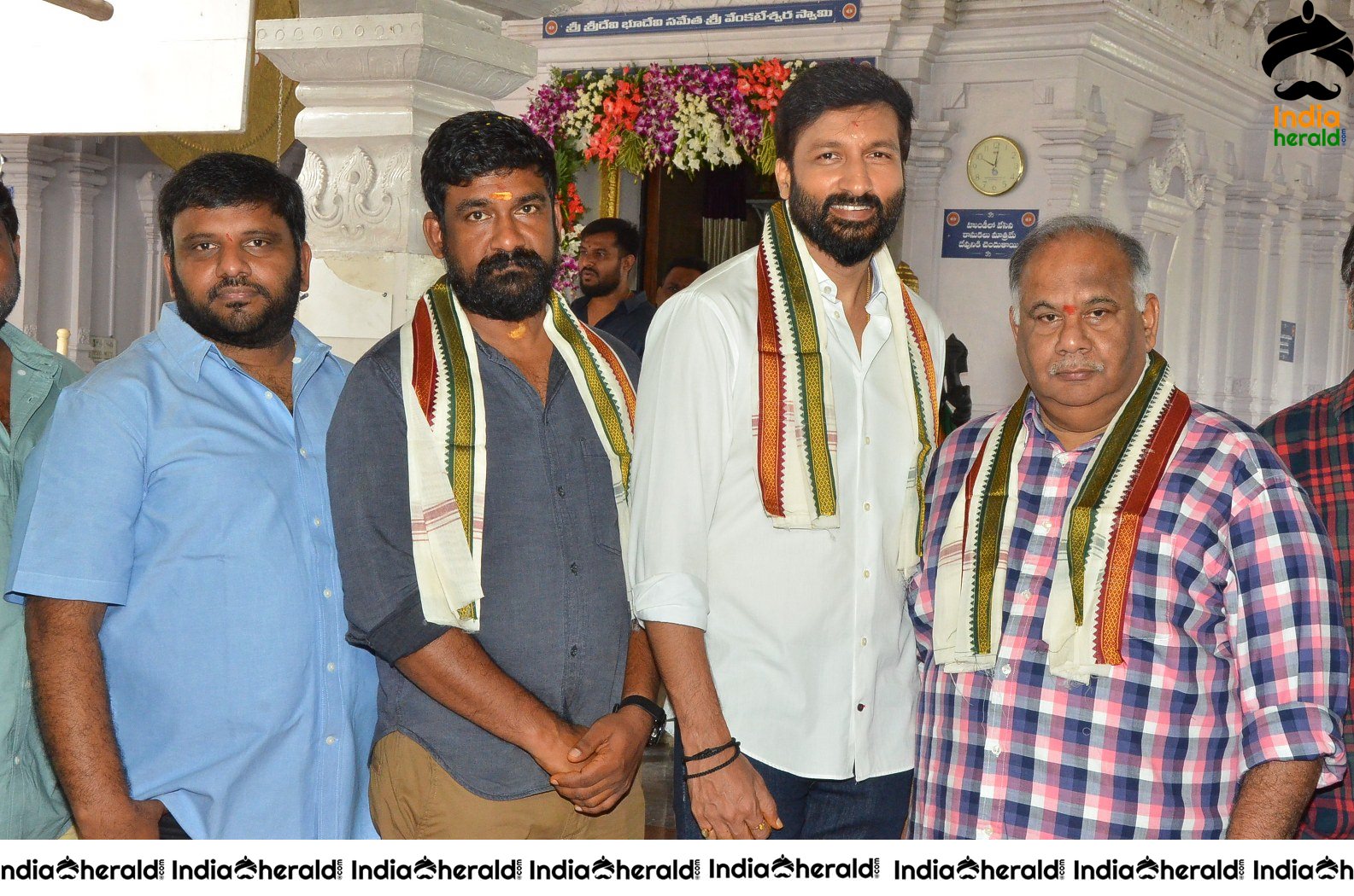 Gopichand And BVSN Prasad SVCC 26th Film Shoot Started Set 2