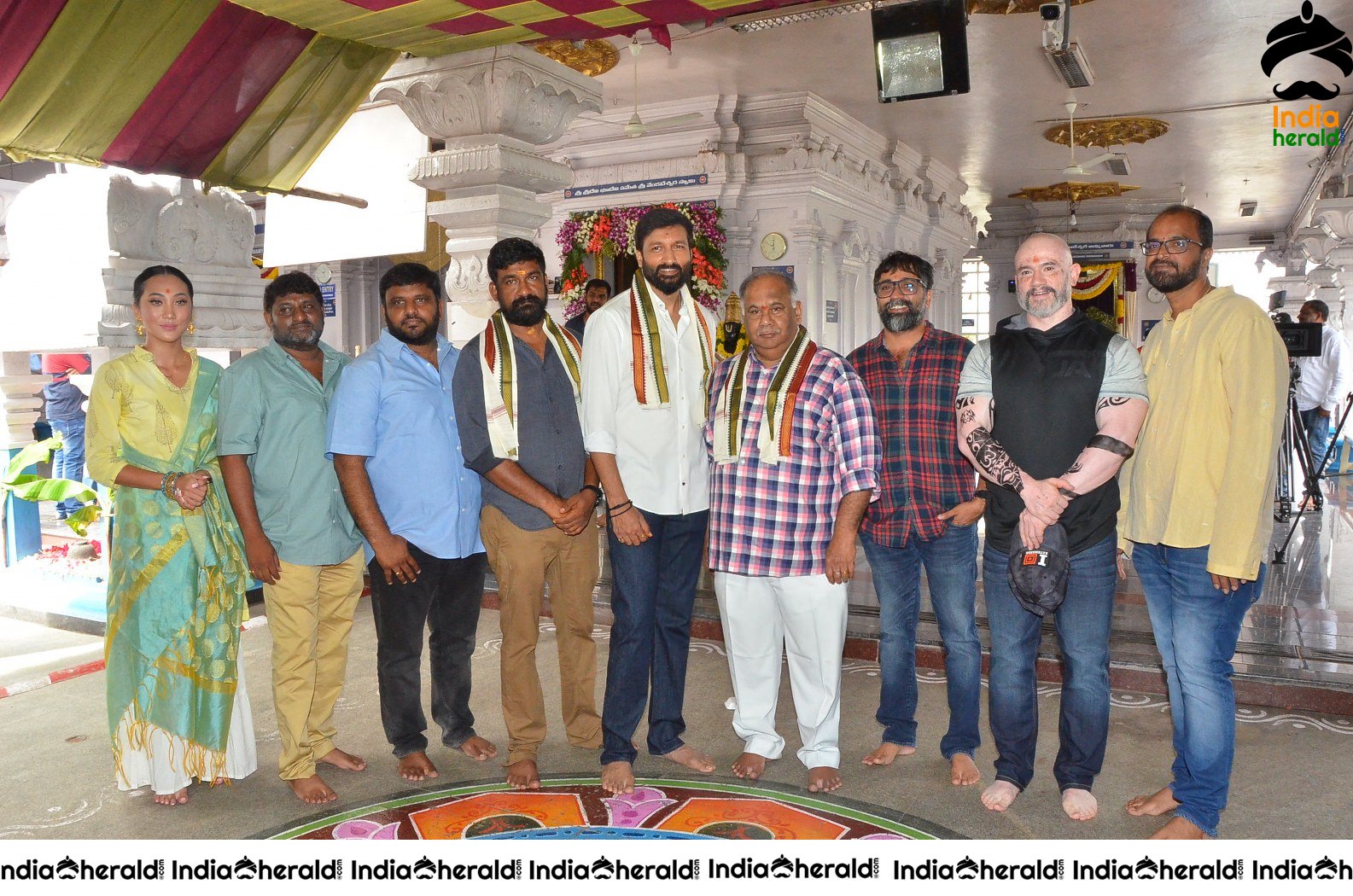 Gopichand And BVSN Prasad SVCC 26th Film Shoot Started Set 2