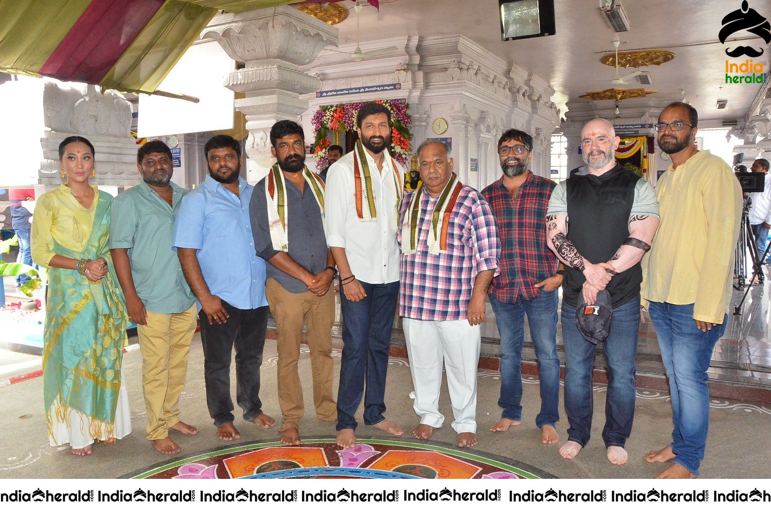 Gopichand And BVSN Prasad SVCC 26th Film Shoot Started Set 2