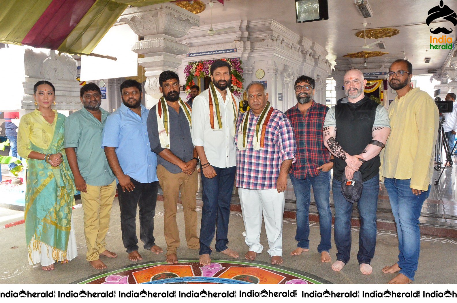 Gopichand And BVSN Prasad SVCC 26th Film Shoot Started Set 2