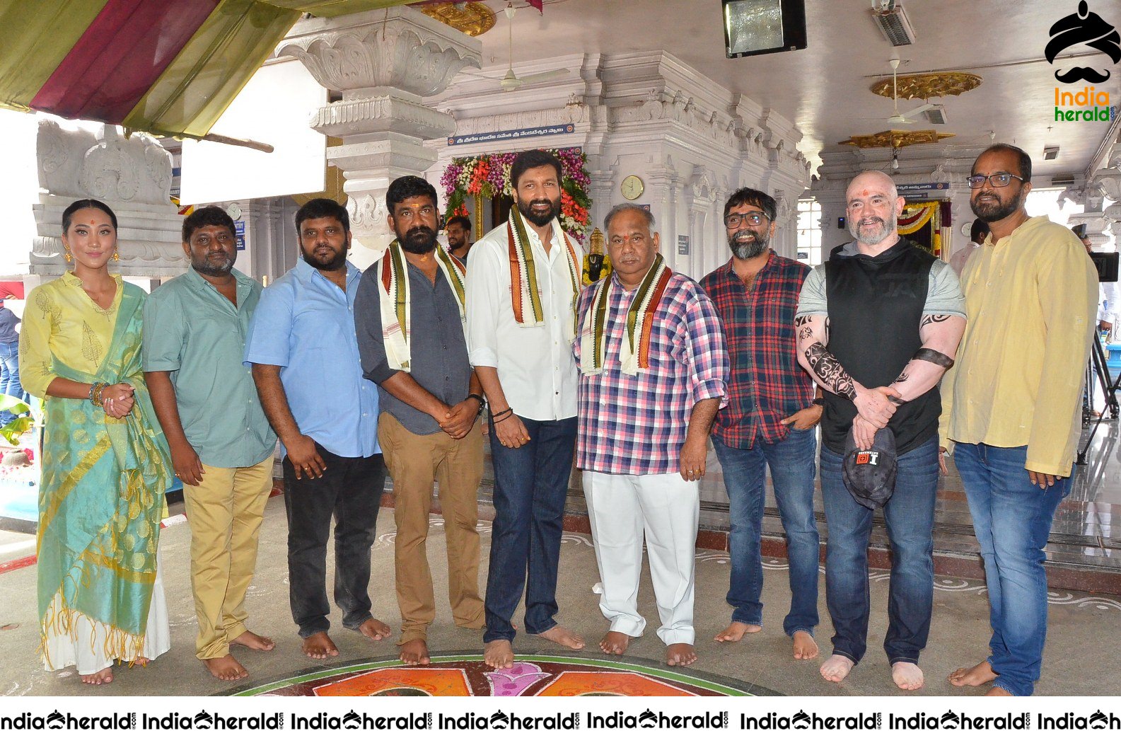 Gopichand And BVSN Prasad SVCC 26th Film Shoot Started Set 2