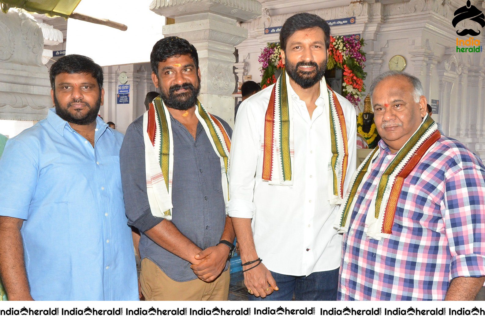 Gopichand And BVSN Prasad SVCC 26th Film Shoot Started Set 2