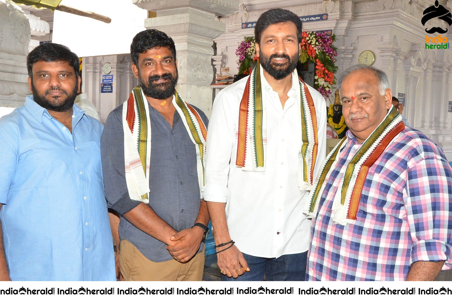 Gopichand And BVSN Prasad SVCC 26th Film Shoot Started Set 2