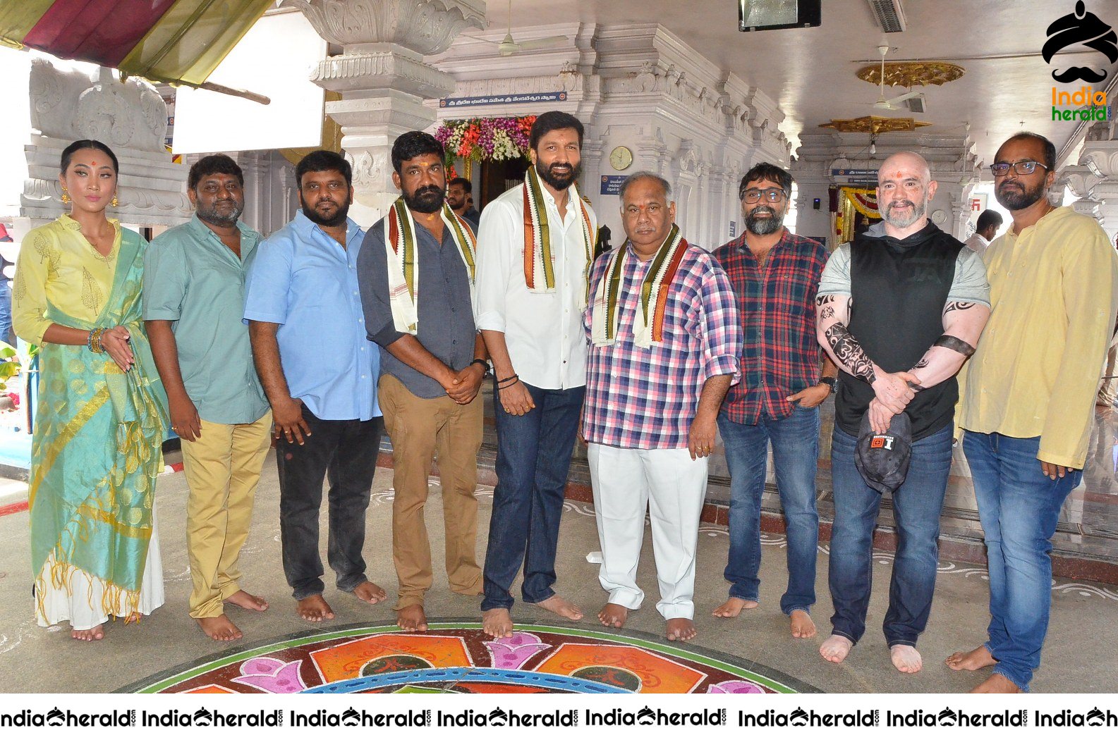 Gopichand And BVSN Prasad SVCC 26th Film Shoot Started Set 2