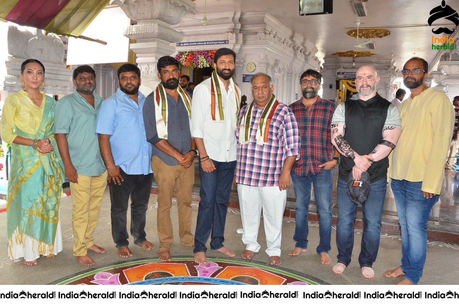 Gopichand And BVSN Prasad SVCC 26th Film Shoot Started Set 2