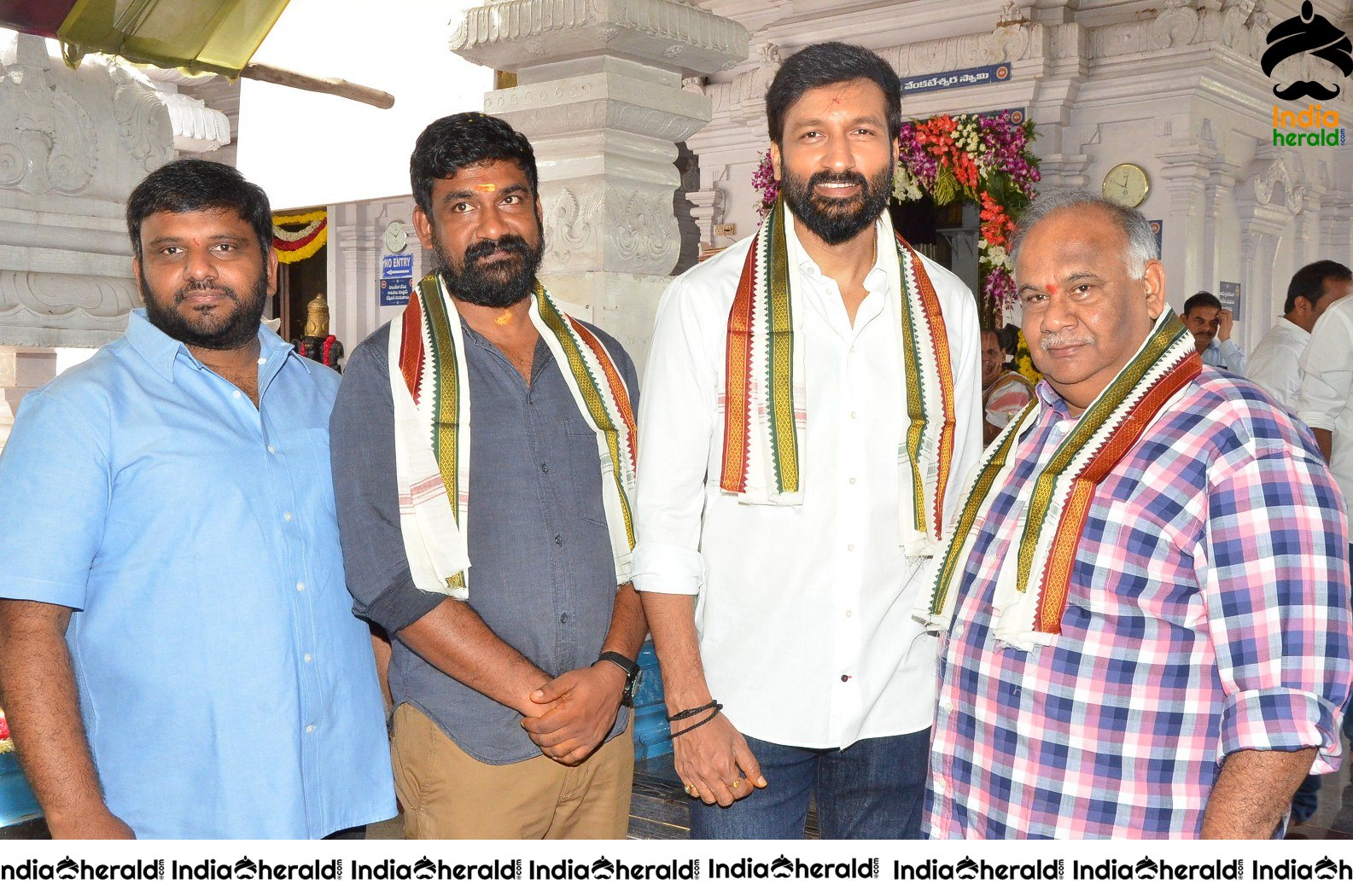 Gopichand And BVSN Prasad SVCC 26th Film Shoot Started Set 2