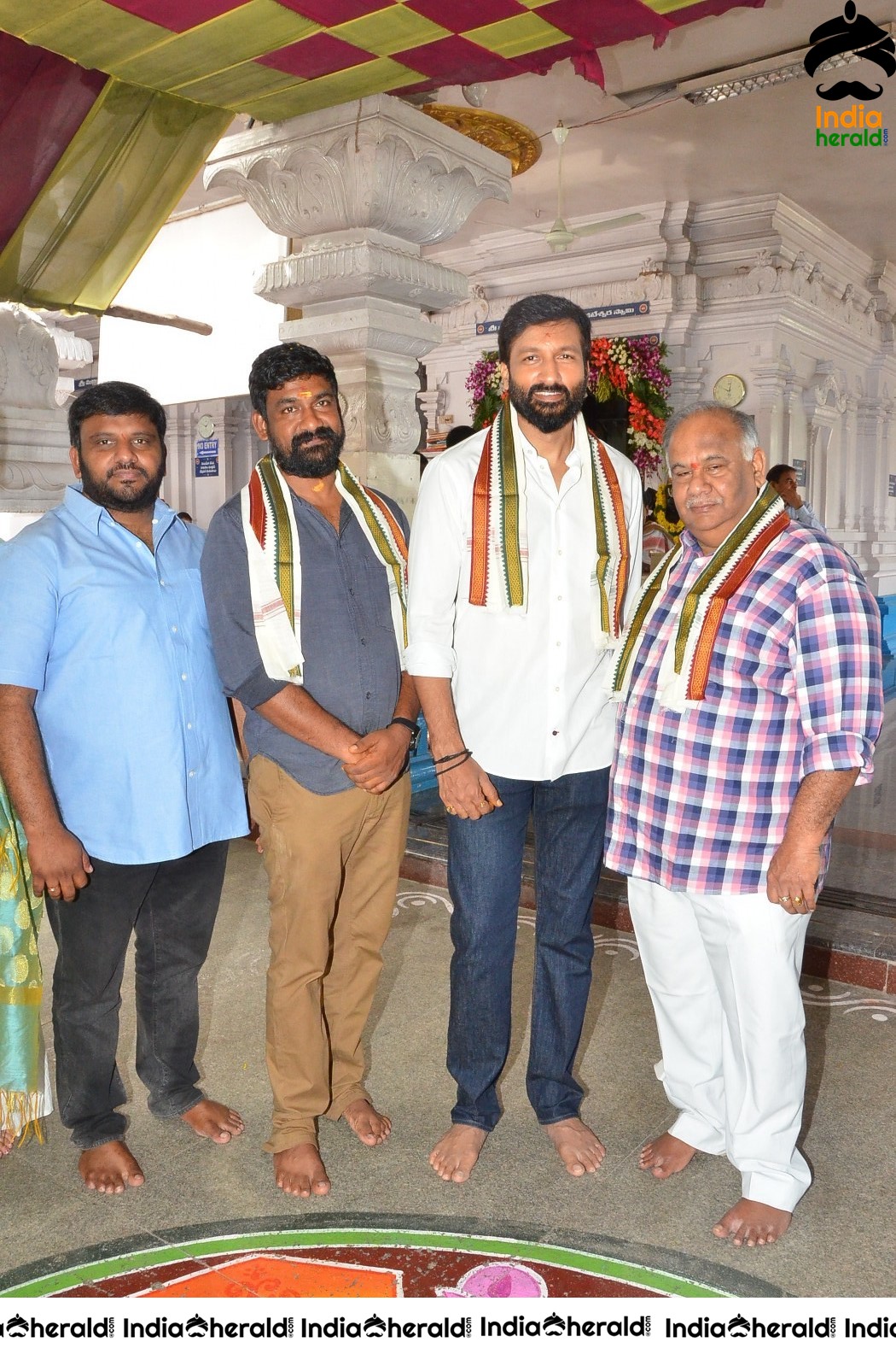 Gopichand And BVSN Prasad SVCC 26th Film Shoot Started Set 3