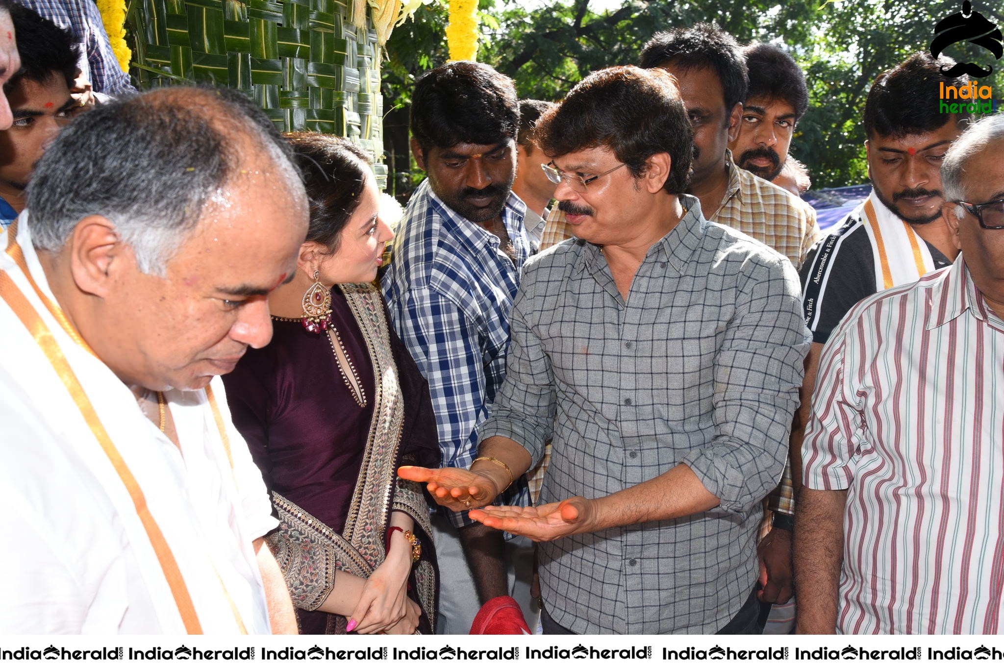 Gopichand and Tamanna New Movie Pooja Stills Set 3