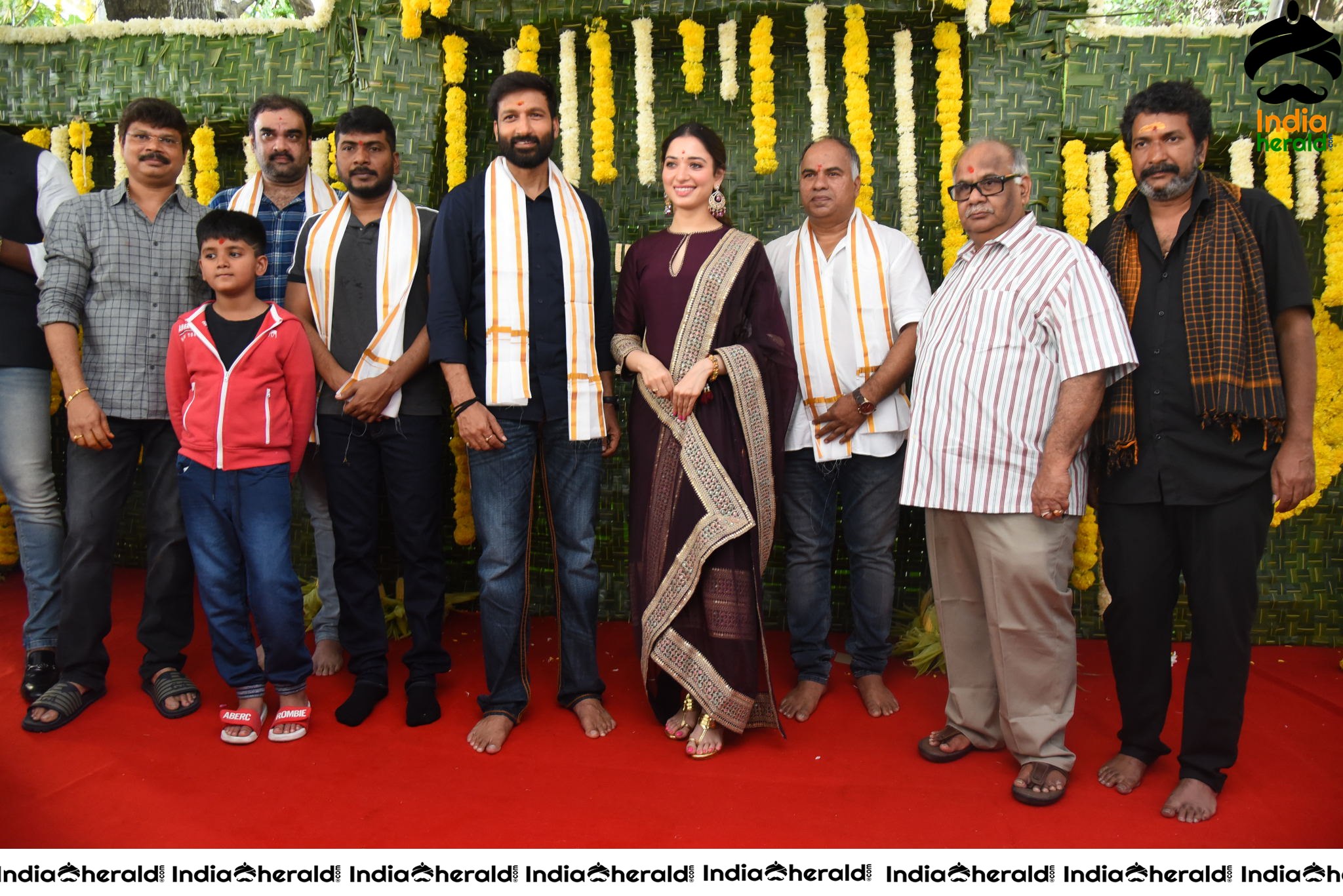 Gopichand and Tamanna New Movie Pooja Stills Set 4