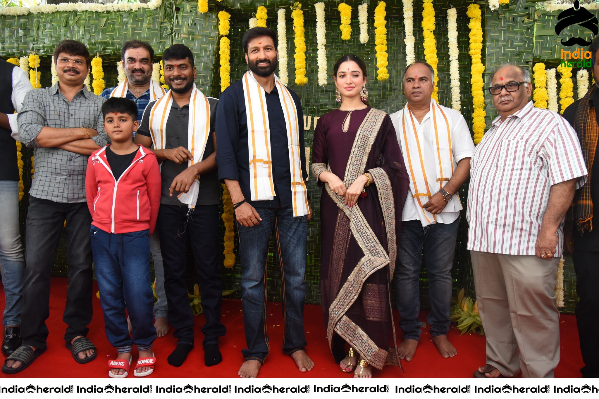 Gopichand and Tamanna New Movie Pooja Stills Set 5