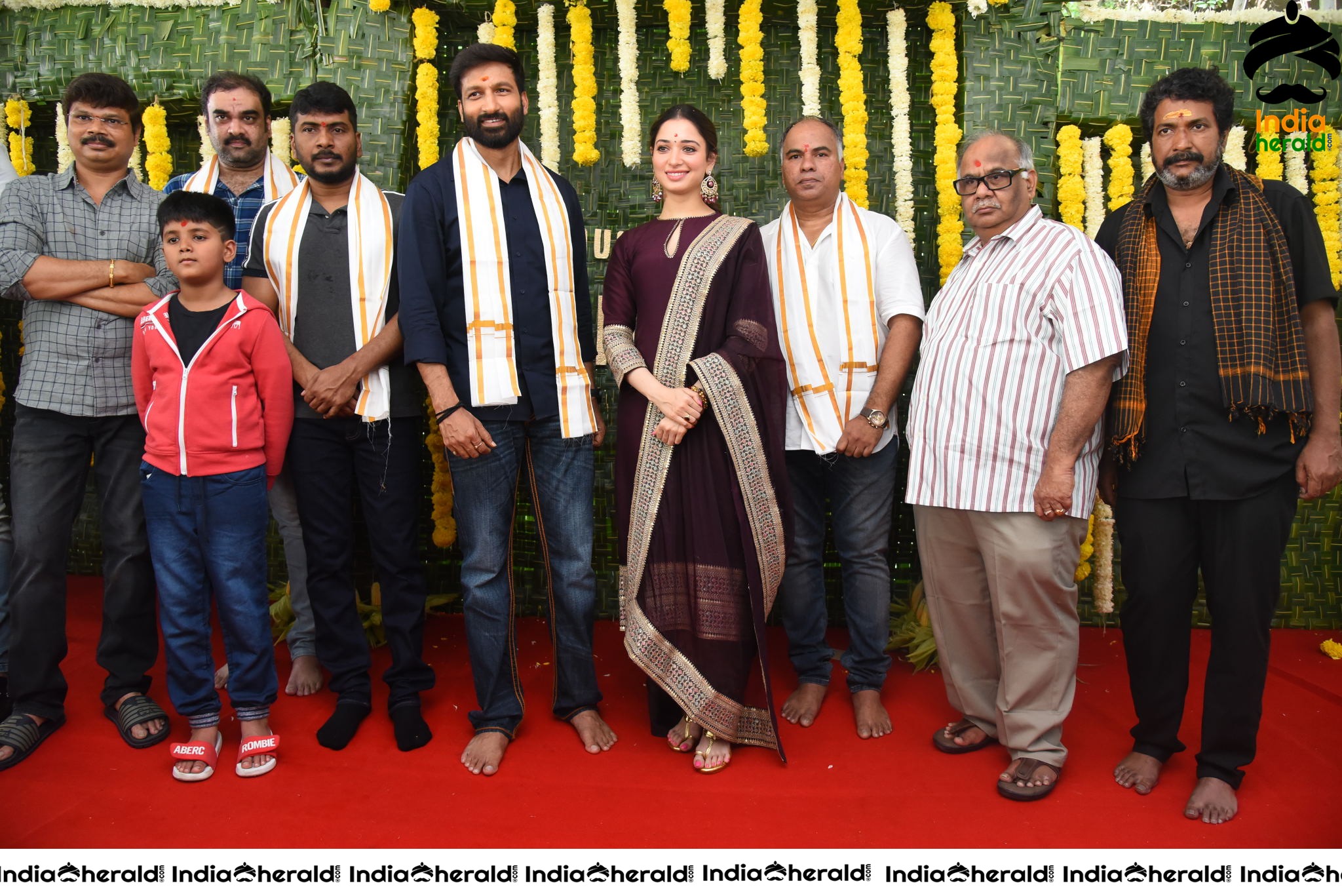 Gopichand and Tamanna New Movie Pooja Stills Set 5