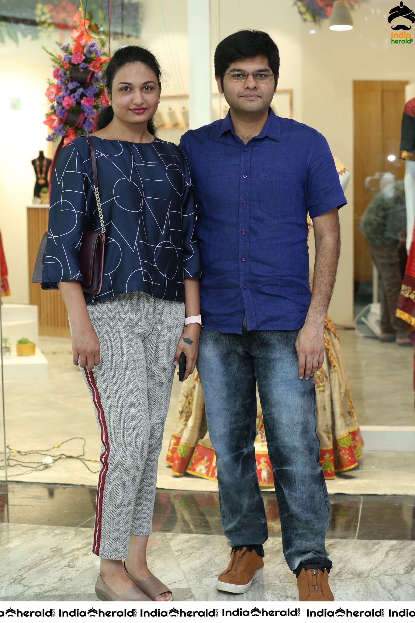 Grand Launch of ENDLESS KNOT Handloom Store at Kondapu by Lakshmi Manchu and Dir Harish Shankar Set 1