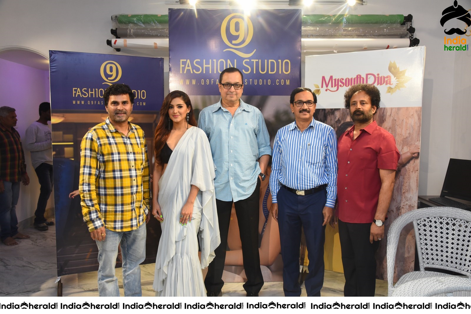 Group Photos taken with Malvika Sharma and Priya Singh at the Launch Set 1