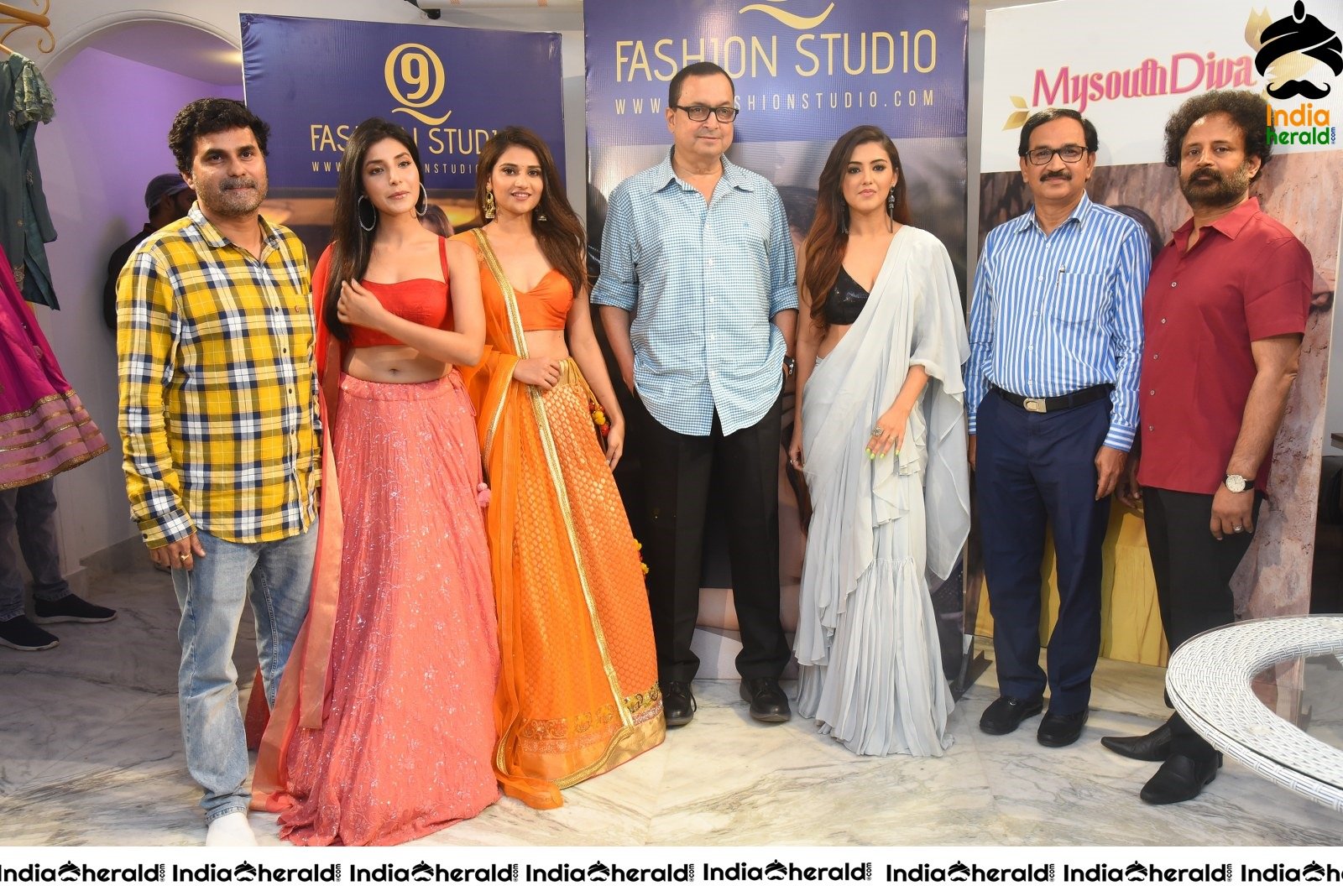 Group Photos taken with Malvika Sharma and Priya Singh at the Launch Set 1