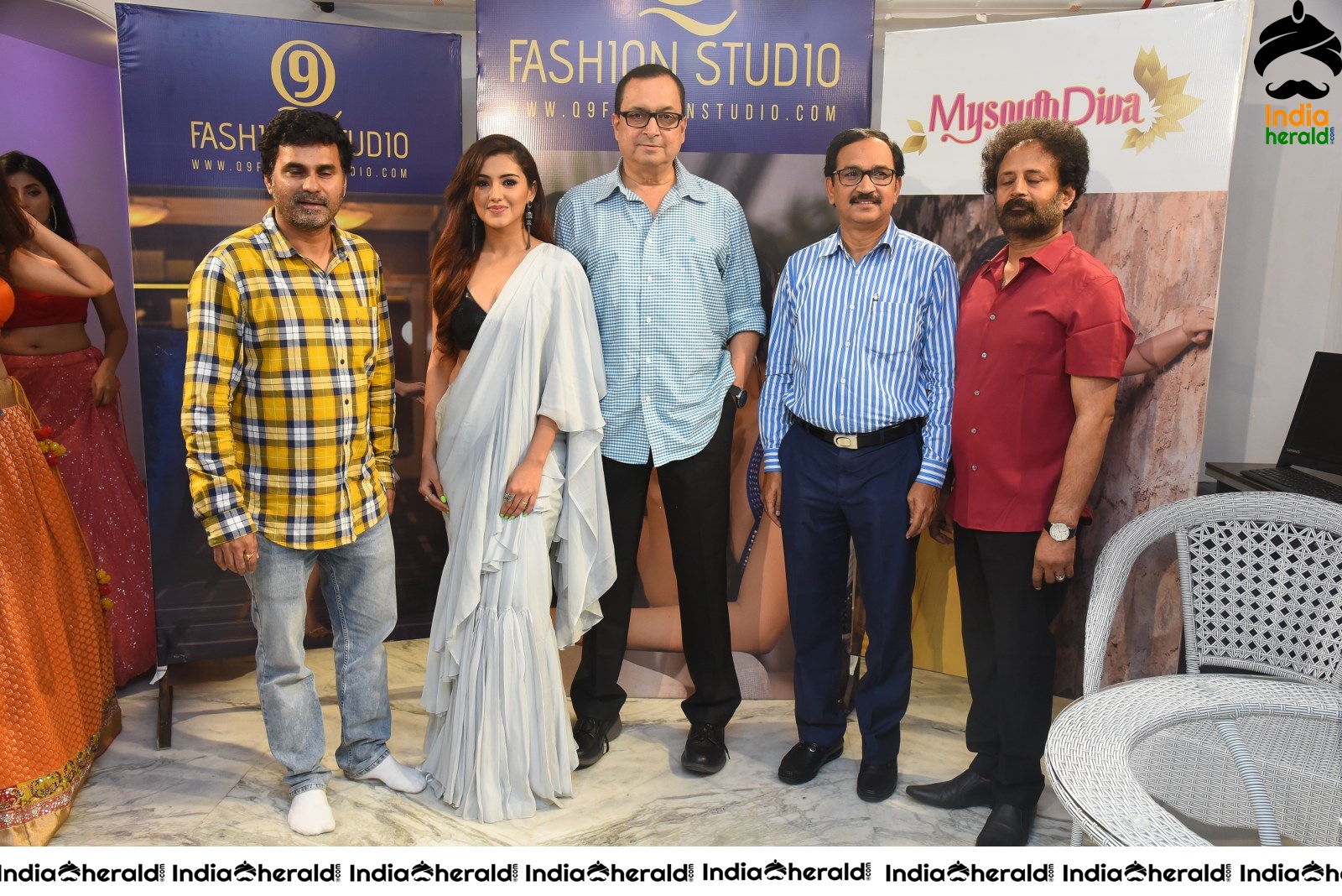 Group Photos taken with Malvika Sharma and Priya Singh at the Launch Set 1