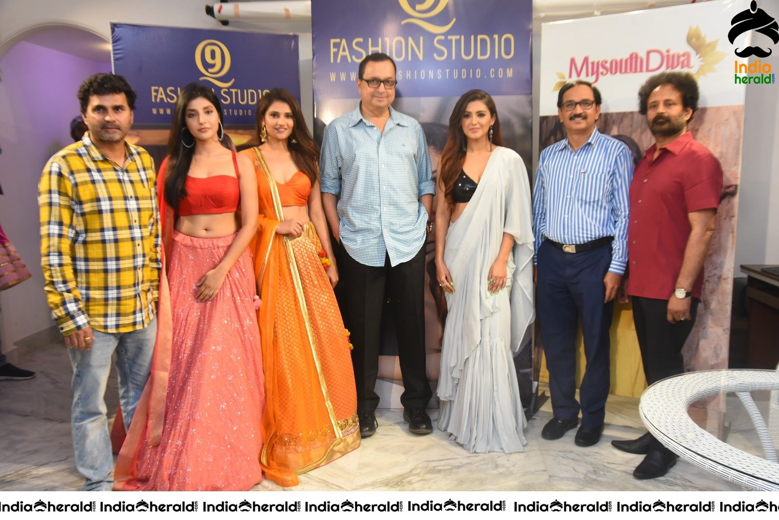 Group Photos taken with Malvika Sharma and Priya Singh at the Launch Set 1