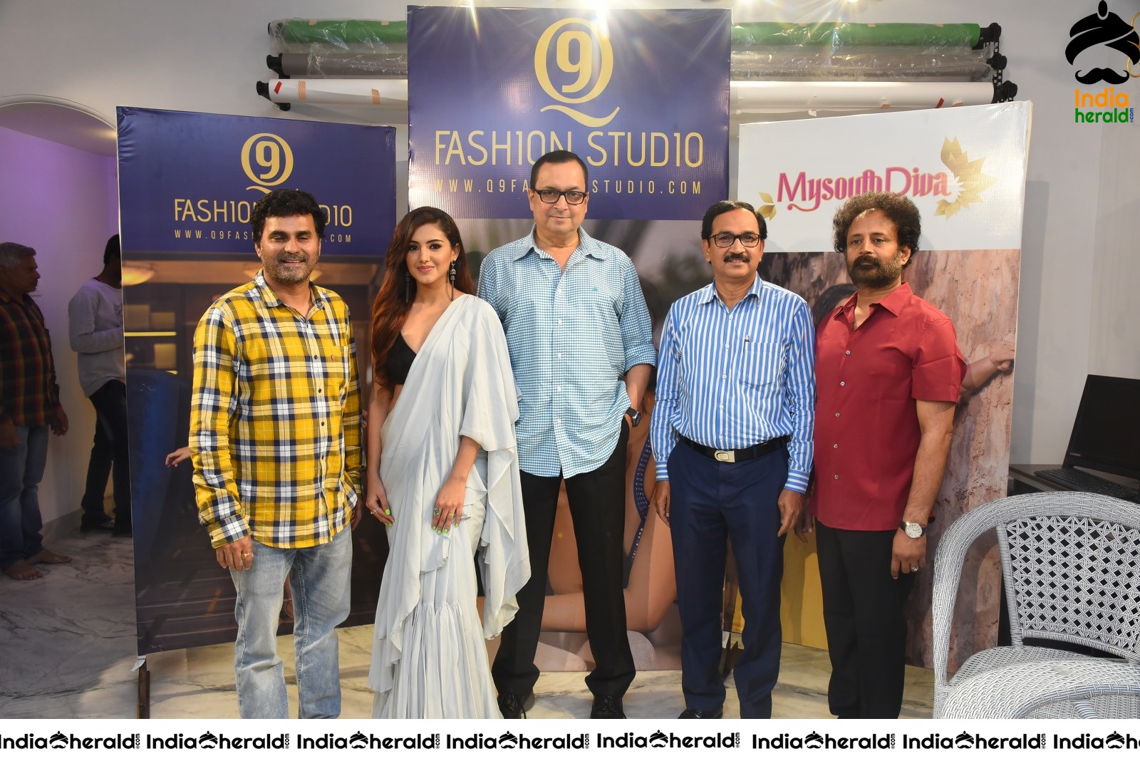 Group Photos taken with Malvika Sharma and Priya Singh at the Launch Set 1
