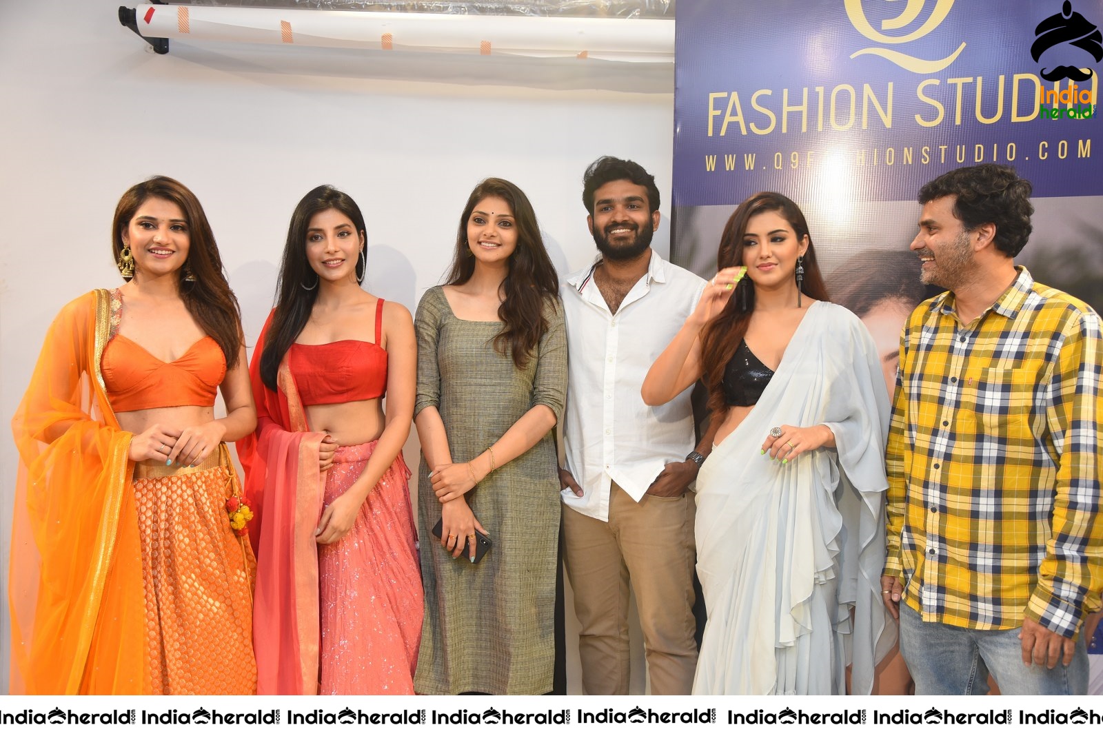 Group Photos taken with Malvika Sharma and Priya Singh at the Launch Set 2