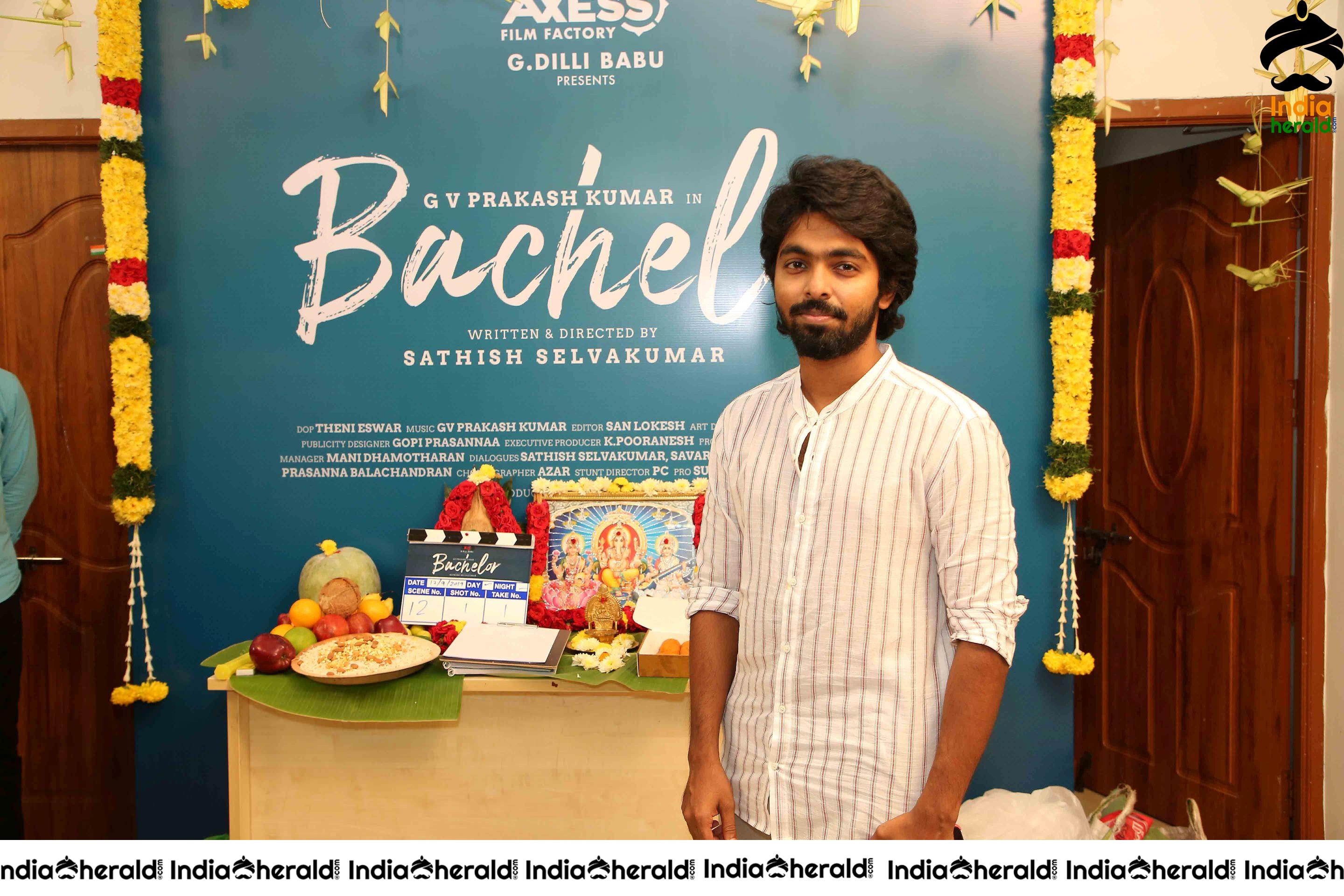 GV Prakash In Bachelor Movie Launched With A formal pooja