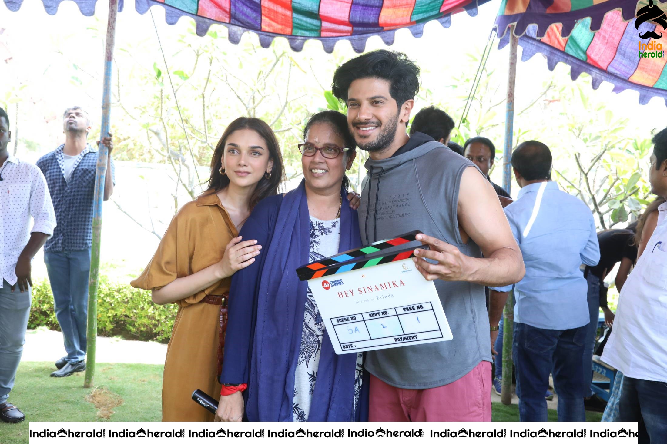 Hey Sinamika Movie Launch Stills Set 6