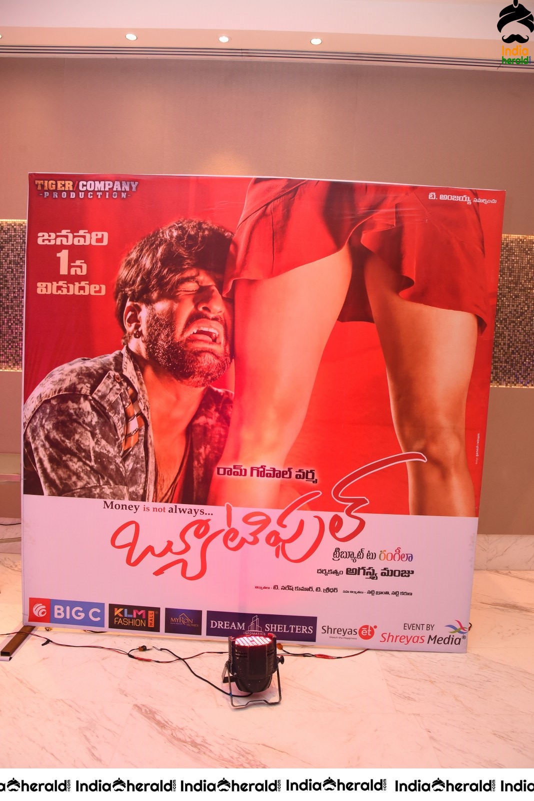 Hoardings placed at Beautiful Movie Event