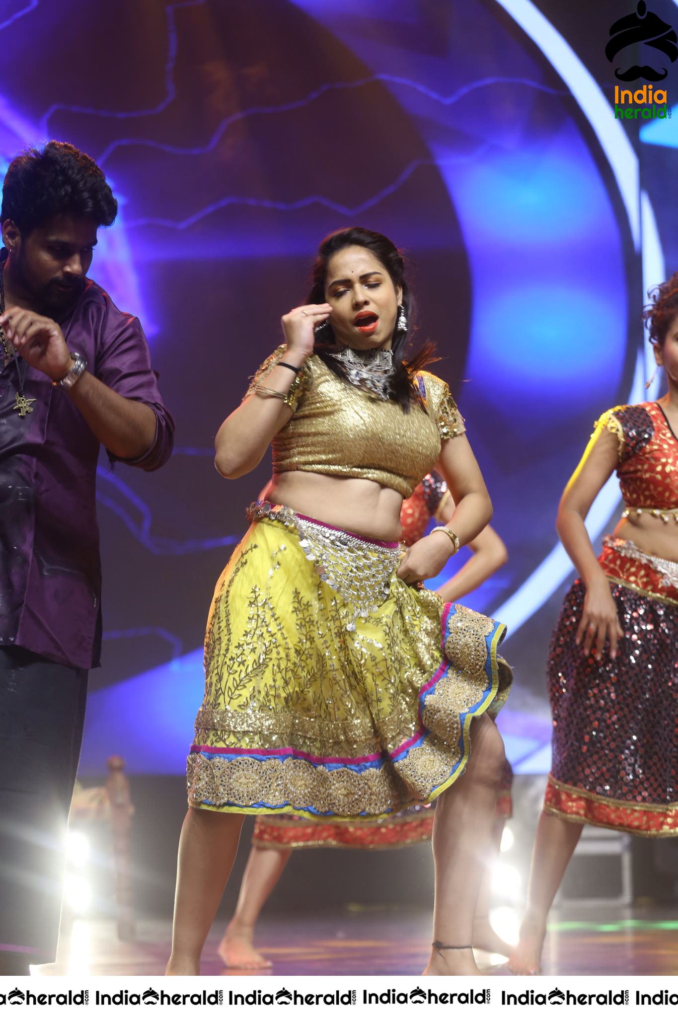 Hot And Sexy Dance Number Performed In Stage At Valmiki Pre Release Event Set 1