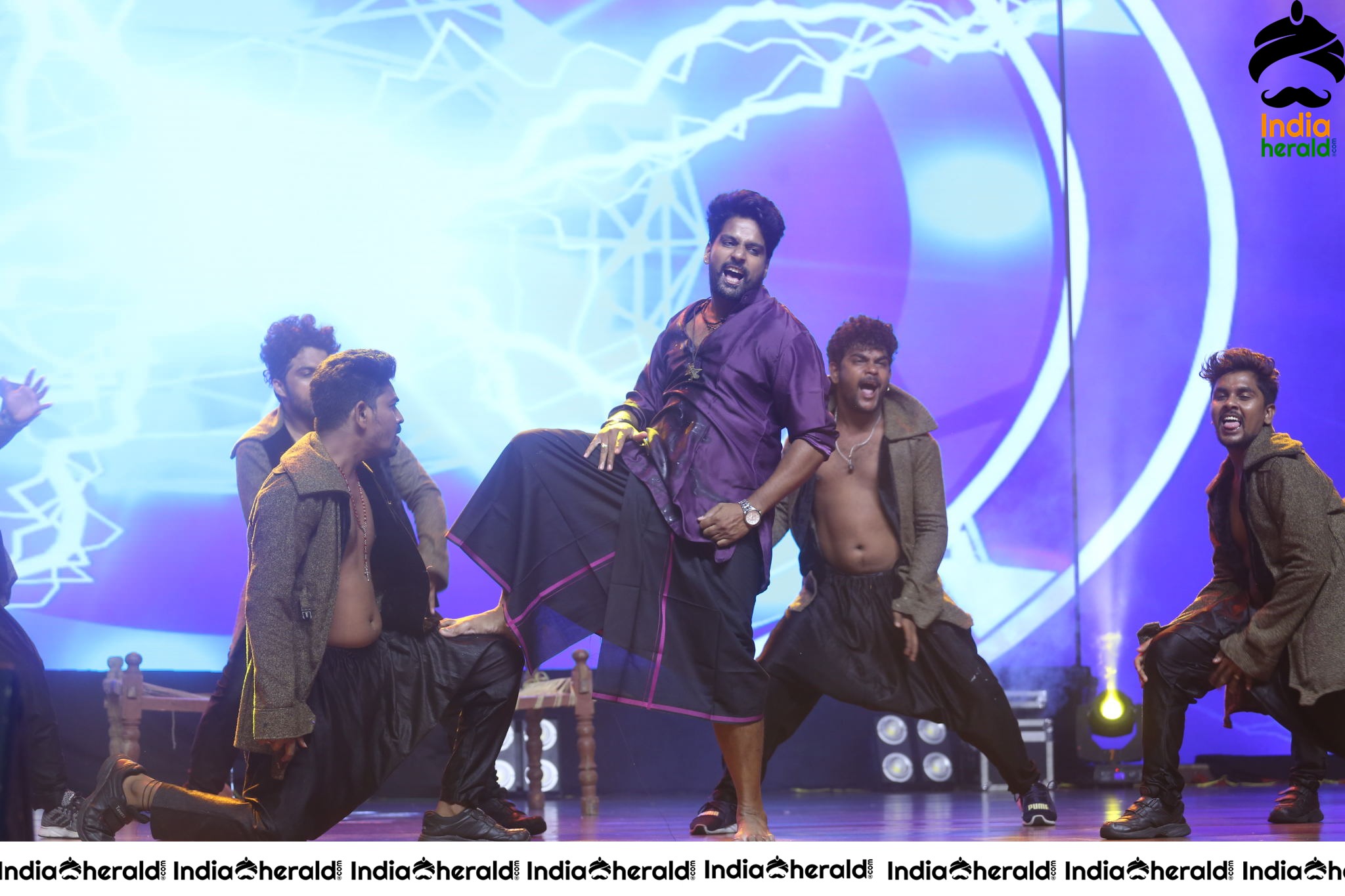 Hot And Sexy Dance Number Performed In Stage At Valmiki Pre Release Event Set 1