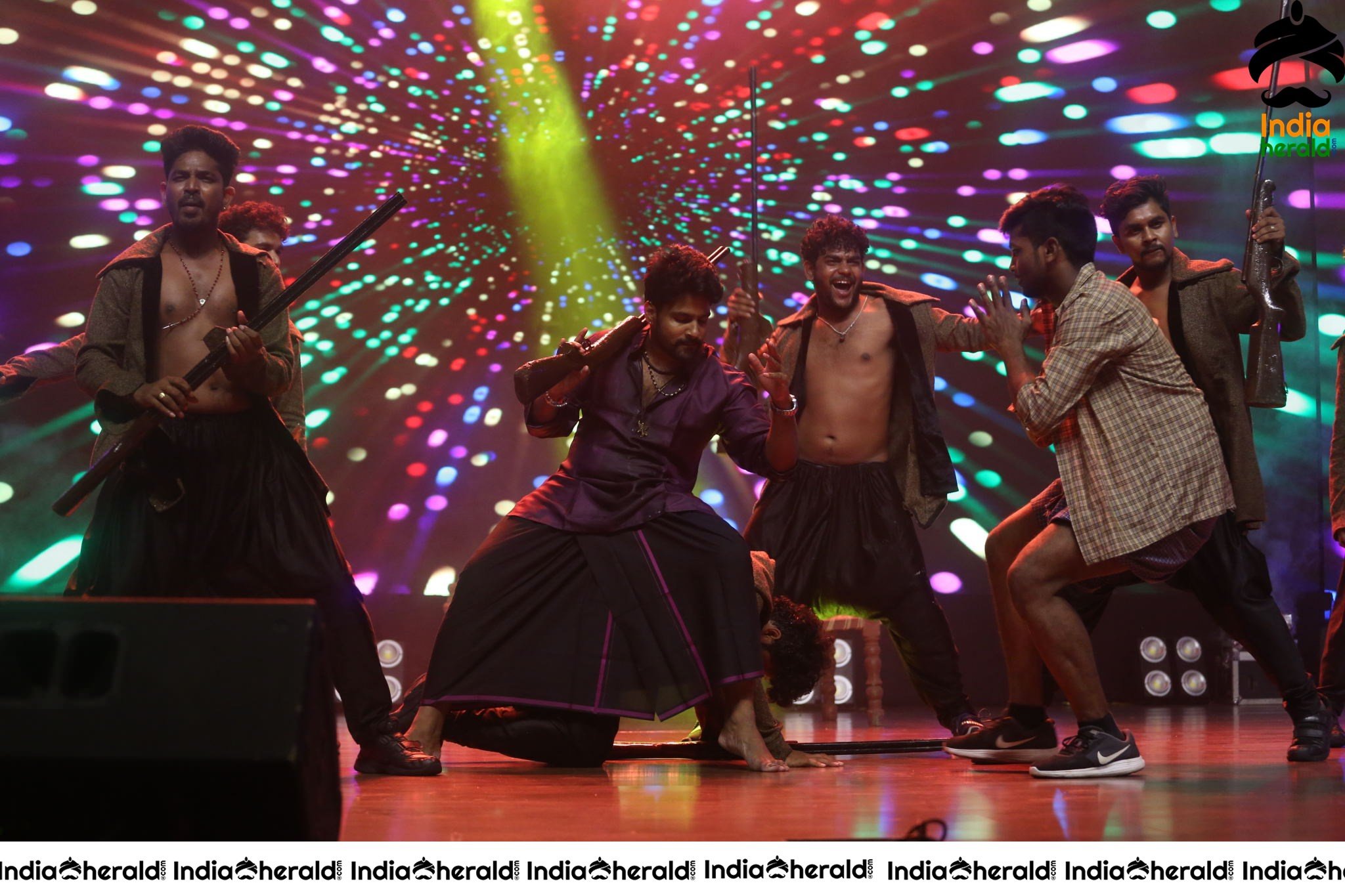Hot And Sexy Dance Number Performed In Stage At Valmiki Pre Release Event Set 2
