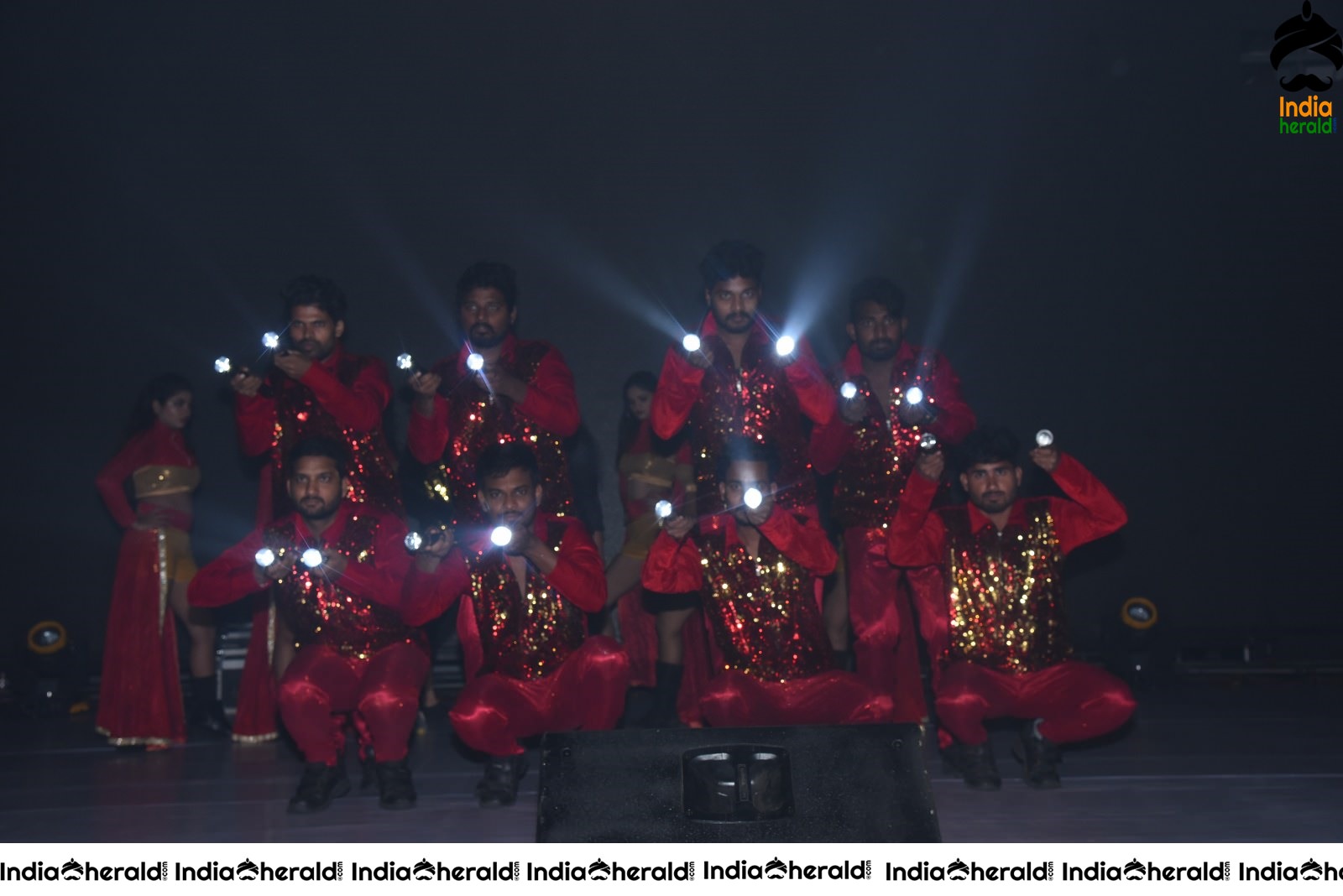 Hot Dance on the stage by Dancers at Dabangg 3 Event Set 2