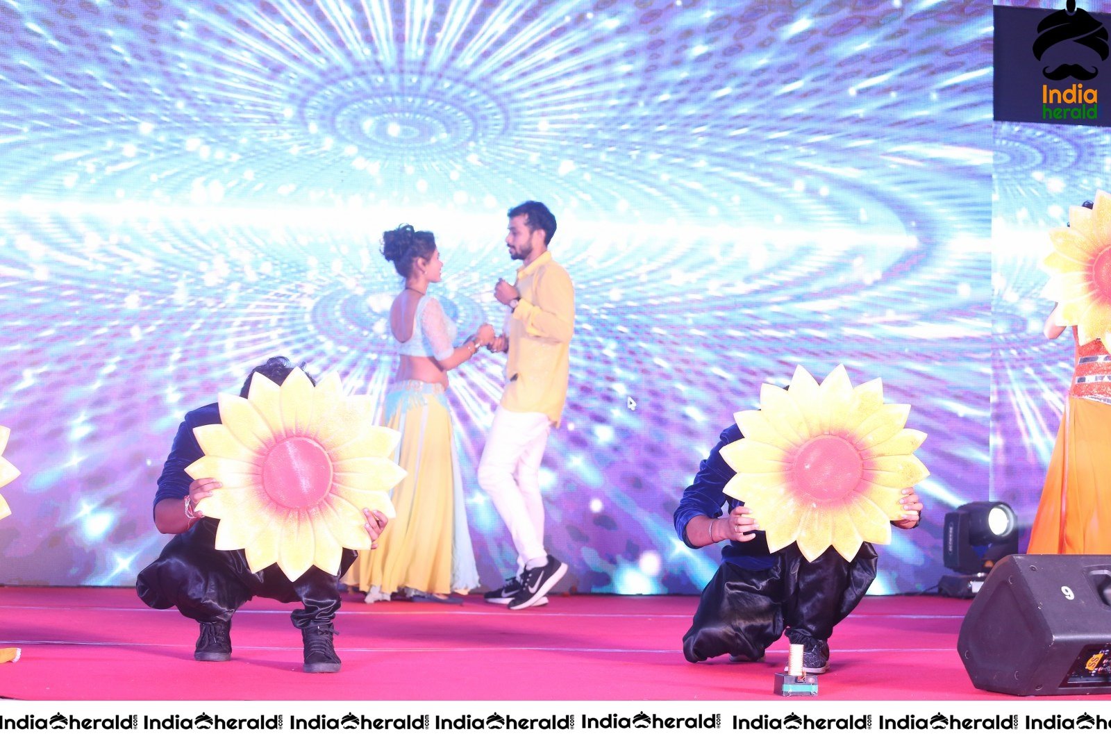 Hot Stage Dance at the Pre Release Event of Krishna Rao Super Market Set 1