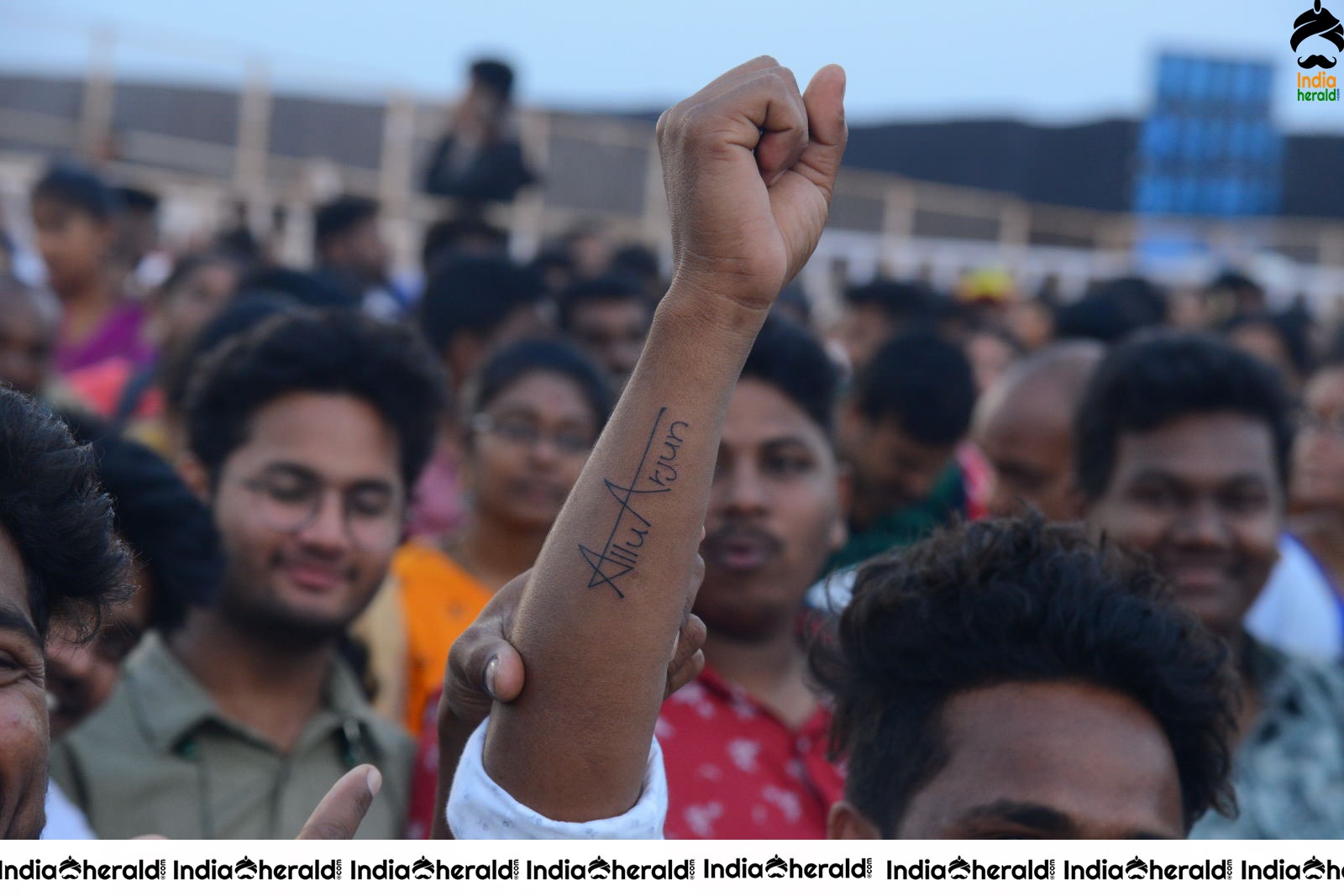 Huge Crowd Gathered at Ala Vaikuntapuramlo Movie Success Celebrations Set 1