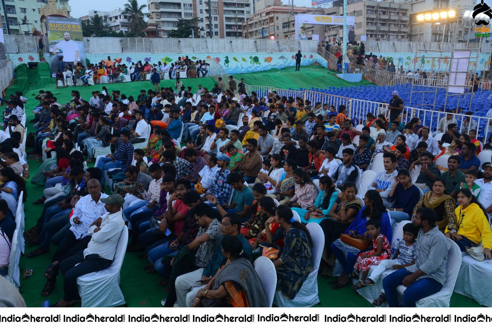 Huge Crowd Gathered at Ala Vaikuntapuramlo Movie Success Celebrations Set 1