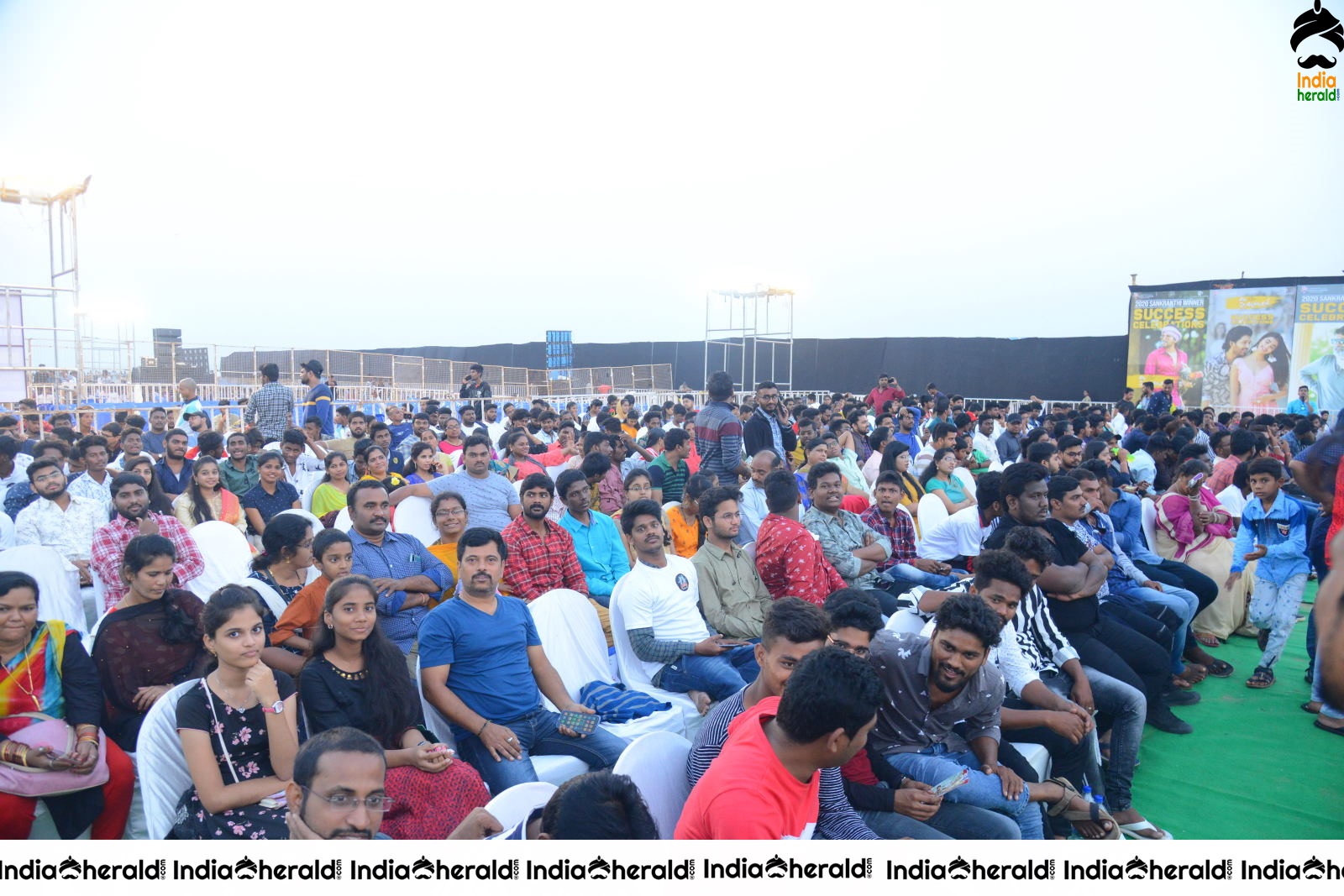 Huge Crowd Gathered at Ala Vaikuntapuramlo Movie Success Celebrations Set 2