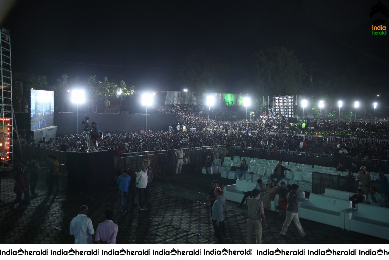 Huge Stage Erected for Ala Vaikunthapurramuloo Musical Concert Set 1